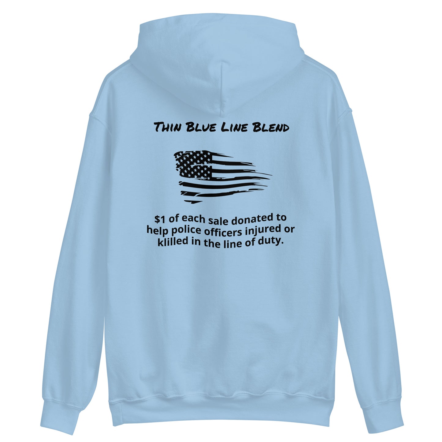 Thin Blue line Hoodie