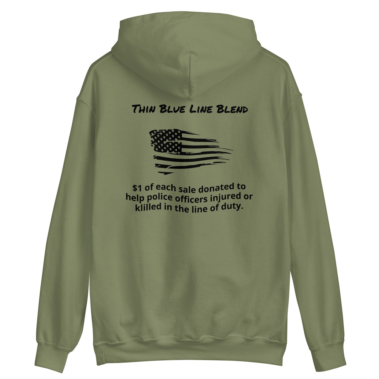 Thin Blue line Hoodie