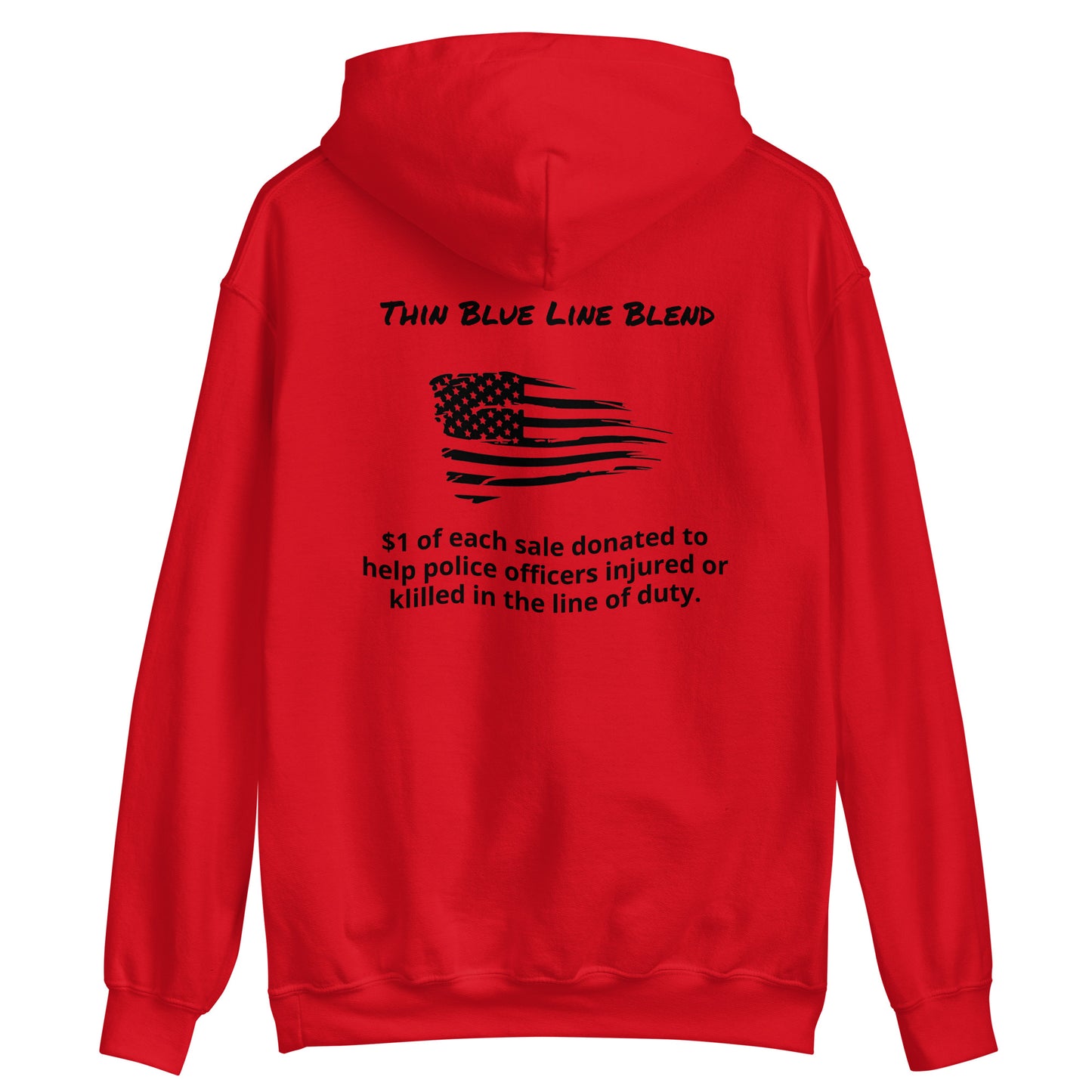 Thin Blue line Hoodie