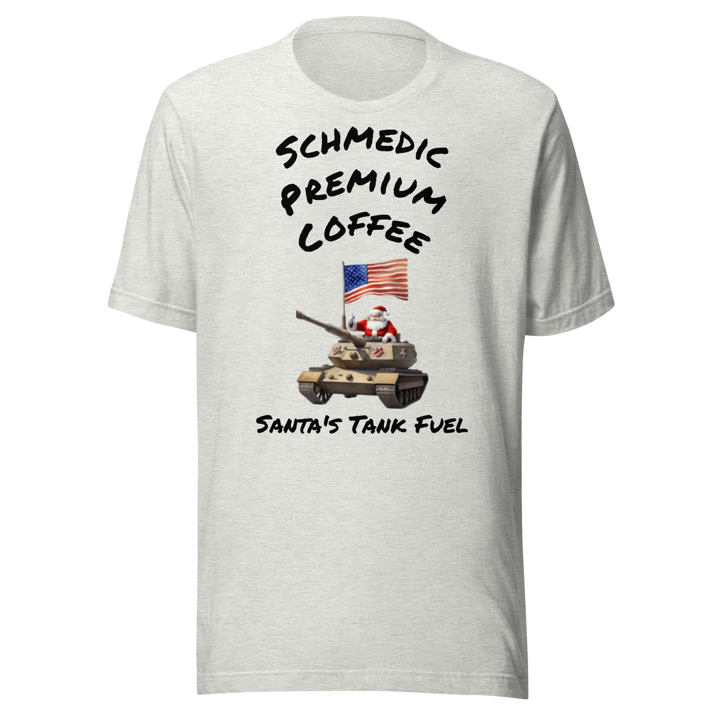 Santa's Tank Fuel (Black Lettering) Unisex t-shirt