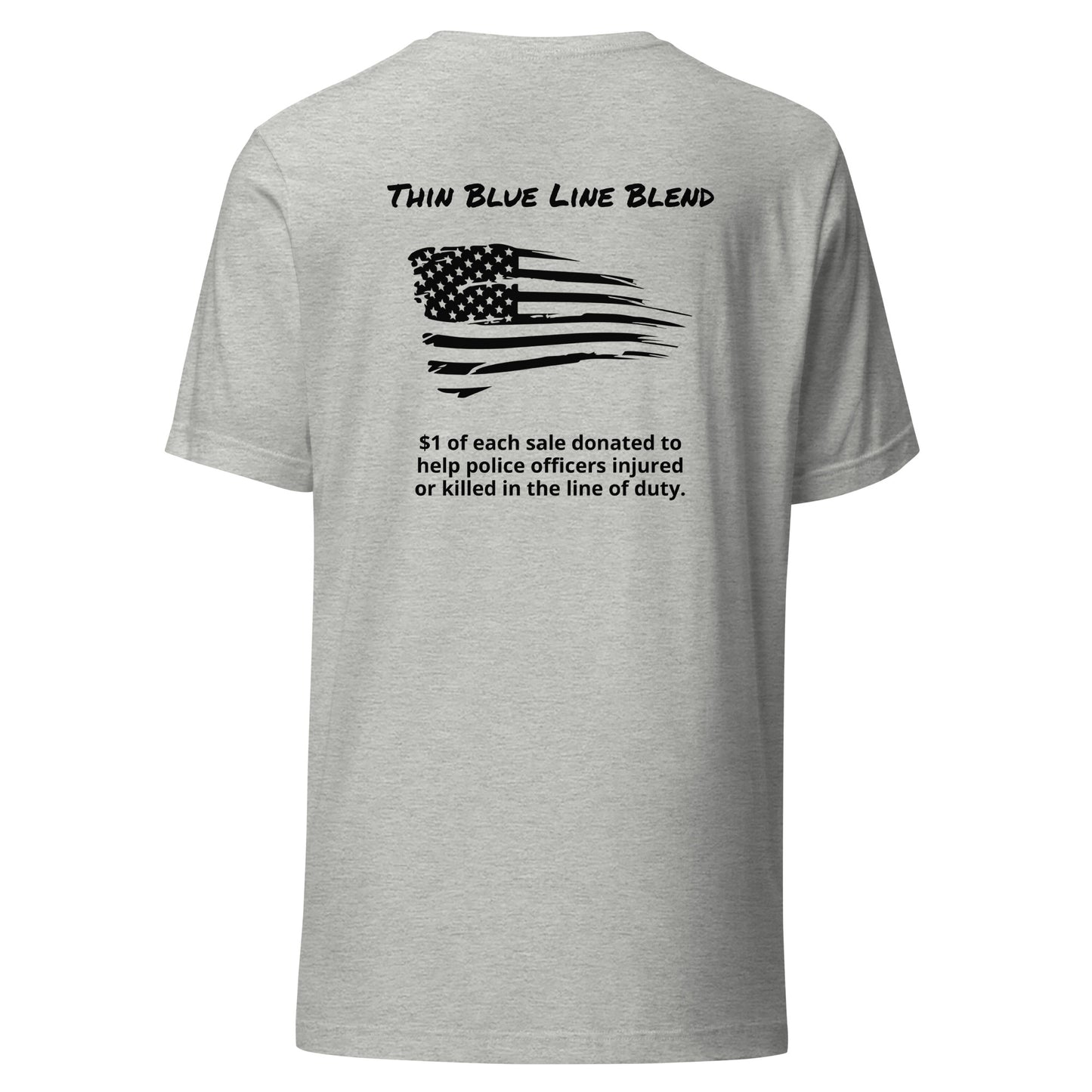 Thin Blue Line Blend (Black lettering) t-shirt