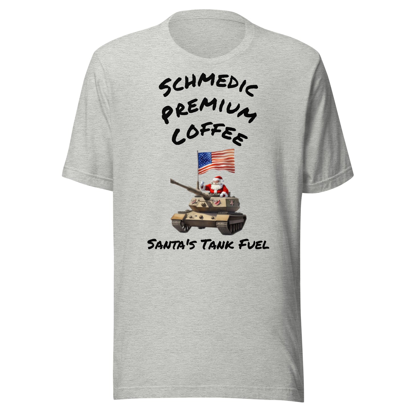 Santa's Tank Fuel (Black Lettering) Unisex t-shirt