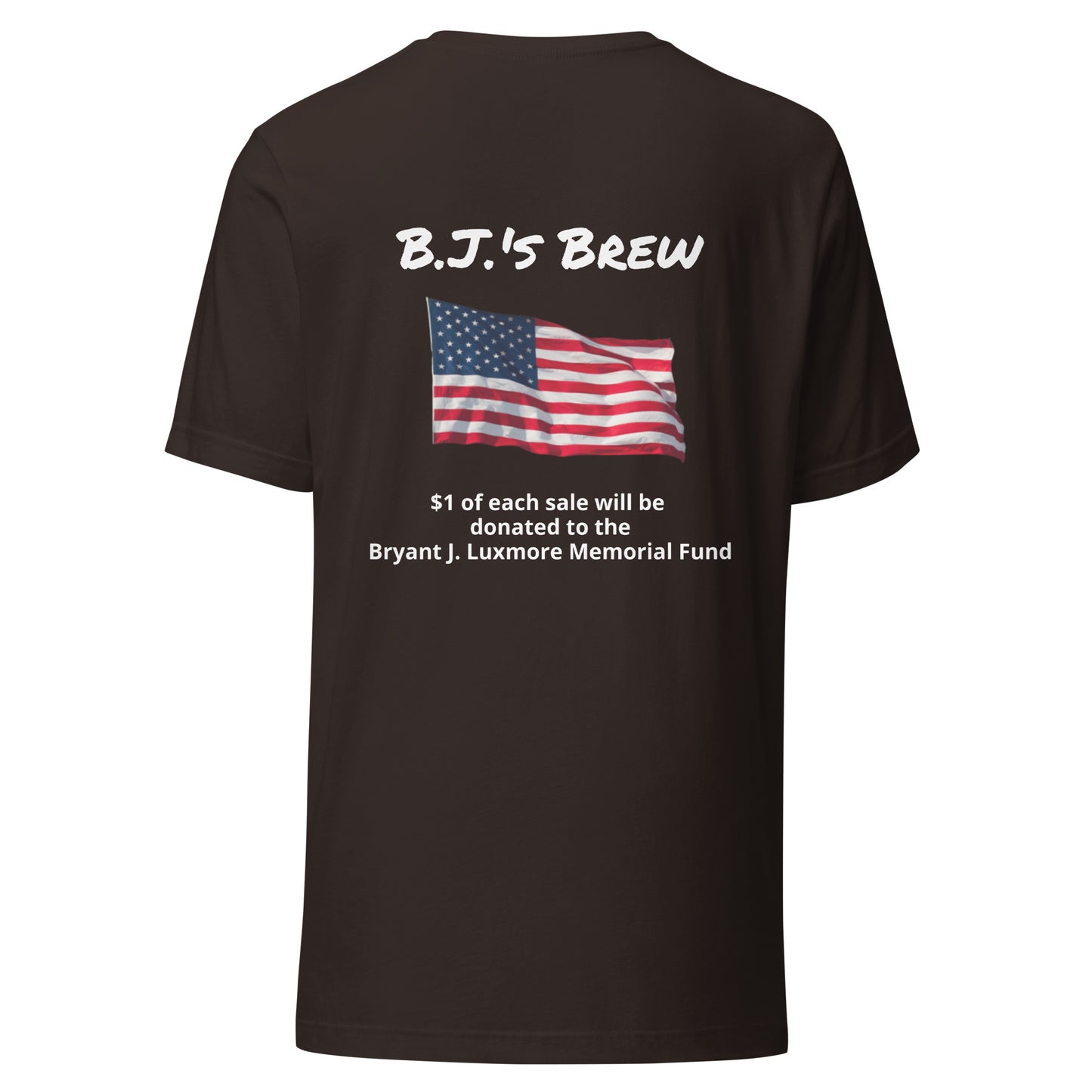 B.J.'s Brew (White Lettering) unisex t-shirt