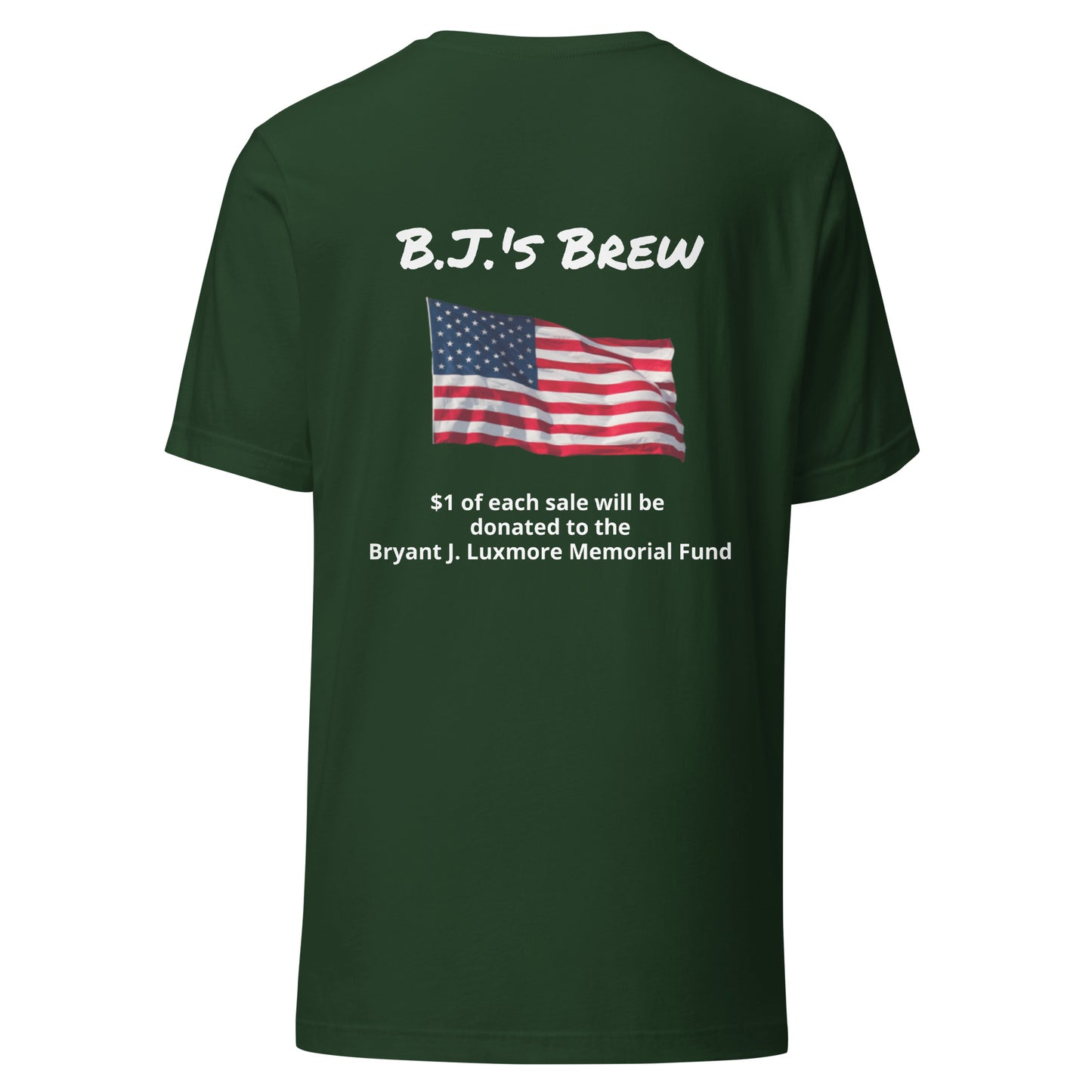 B.J.'s Brew (White Lettering) unisex t-shirt