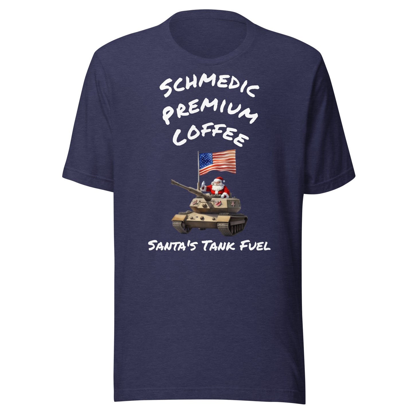 Santa's Tank Fuel (White Lettering) Unisex t-shirt