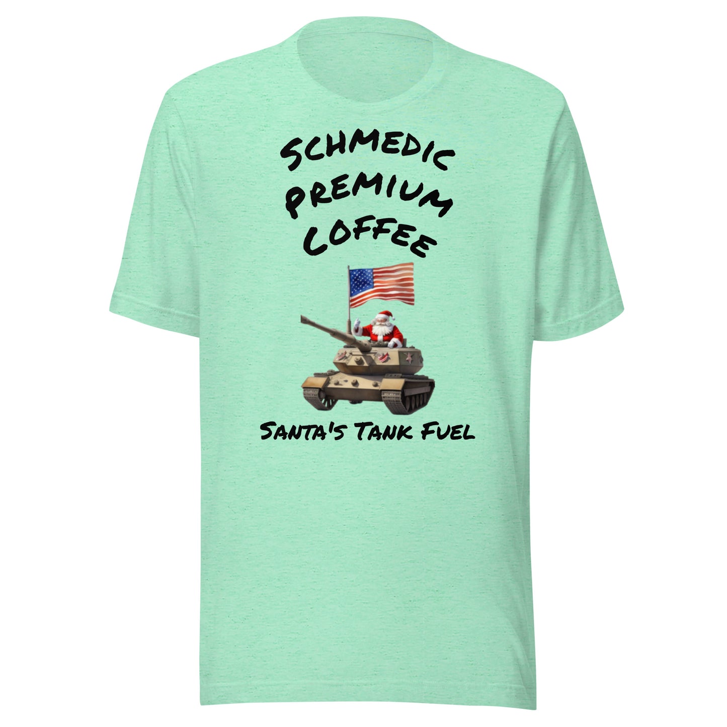 Santa's Tank Fuel (Black Lettering) Unisex t-shirt