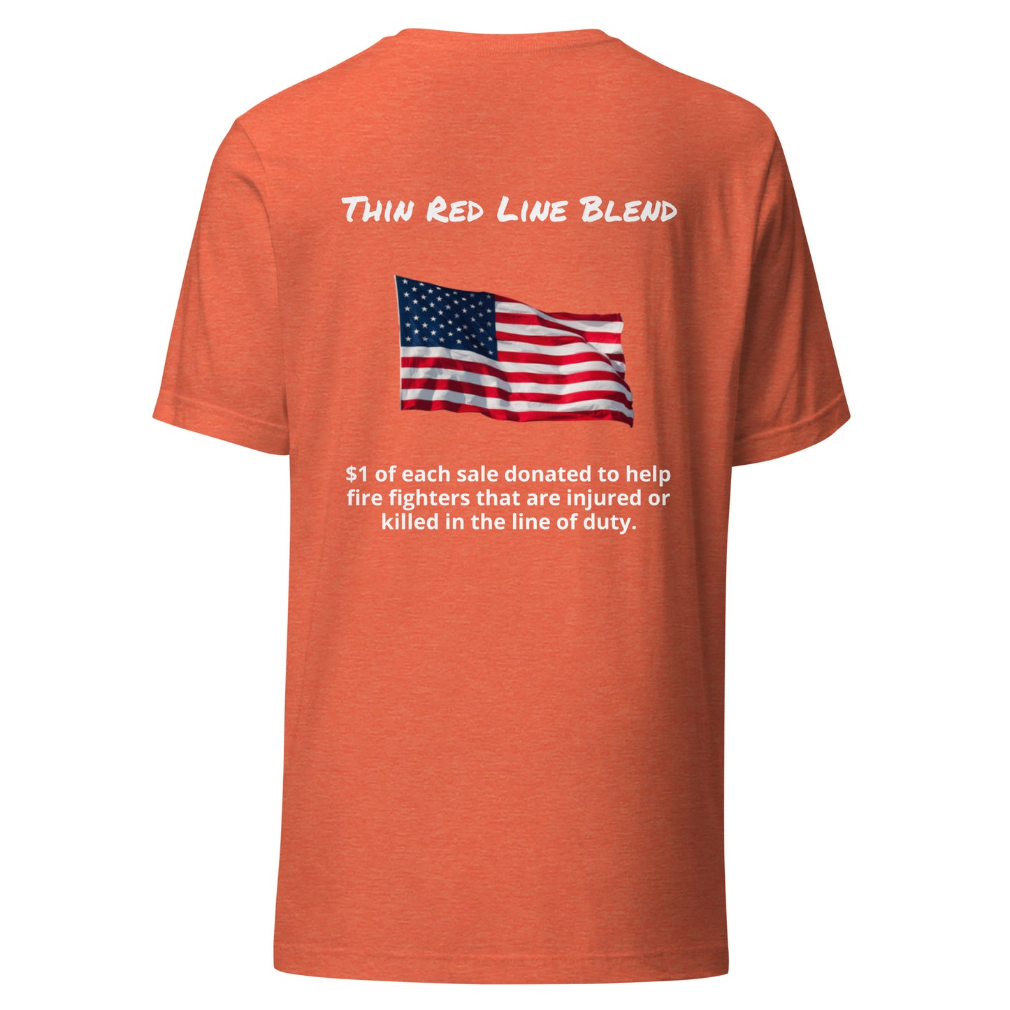 Thin Red Line Blend (White Lettering) t-shirt