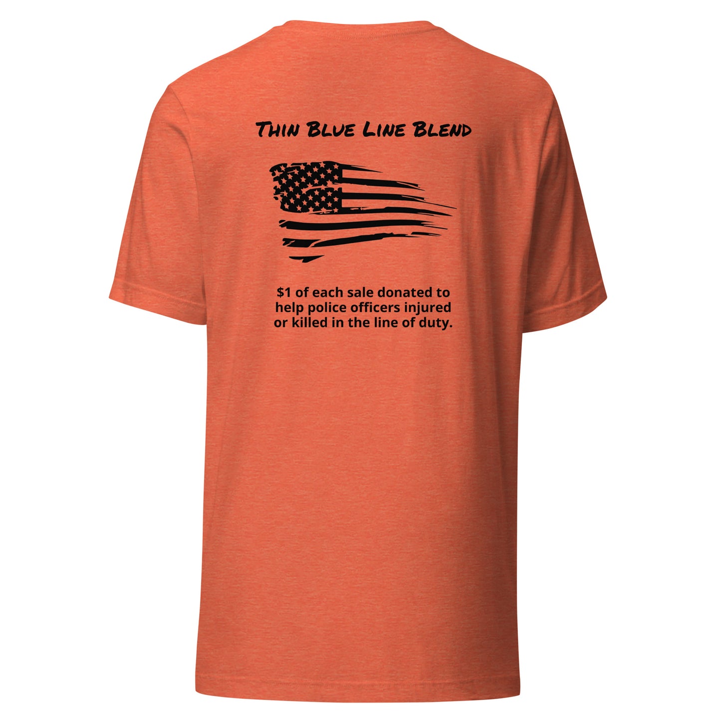 Thin Blue Line Blend (Black lettering) t-shirt