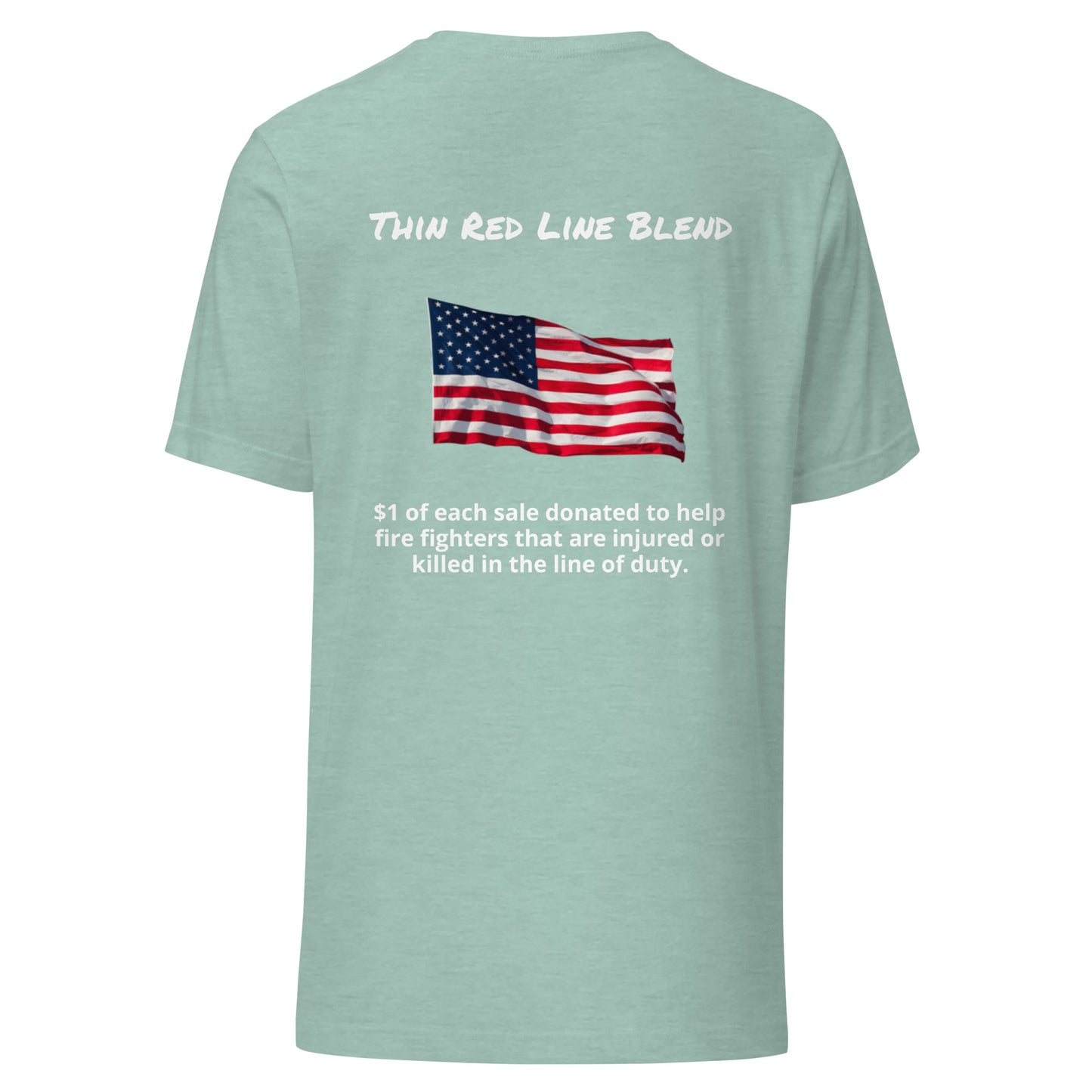 Thin Red Line Blend (White Lettering) t-shirt