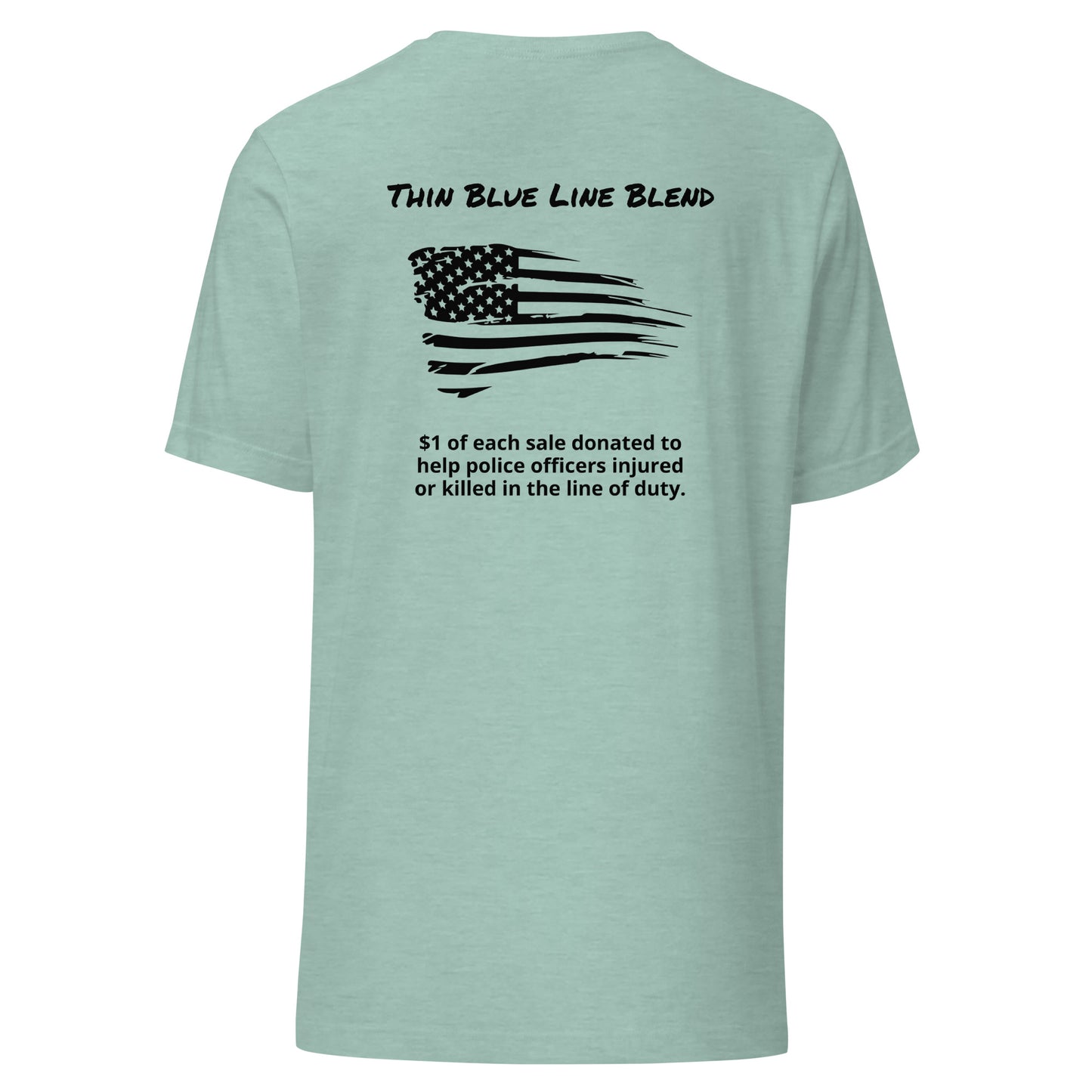 Thin Blue Line Blend (Black lettering) t-shirt