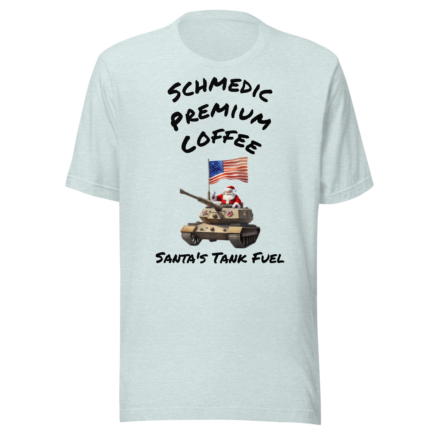 Santa's Tank Fuel (Black Lettering) Unisex t-shirt