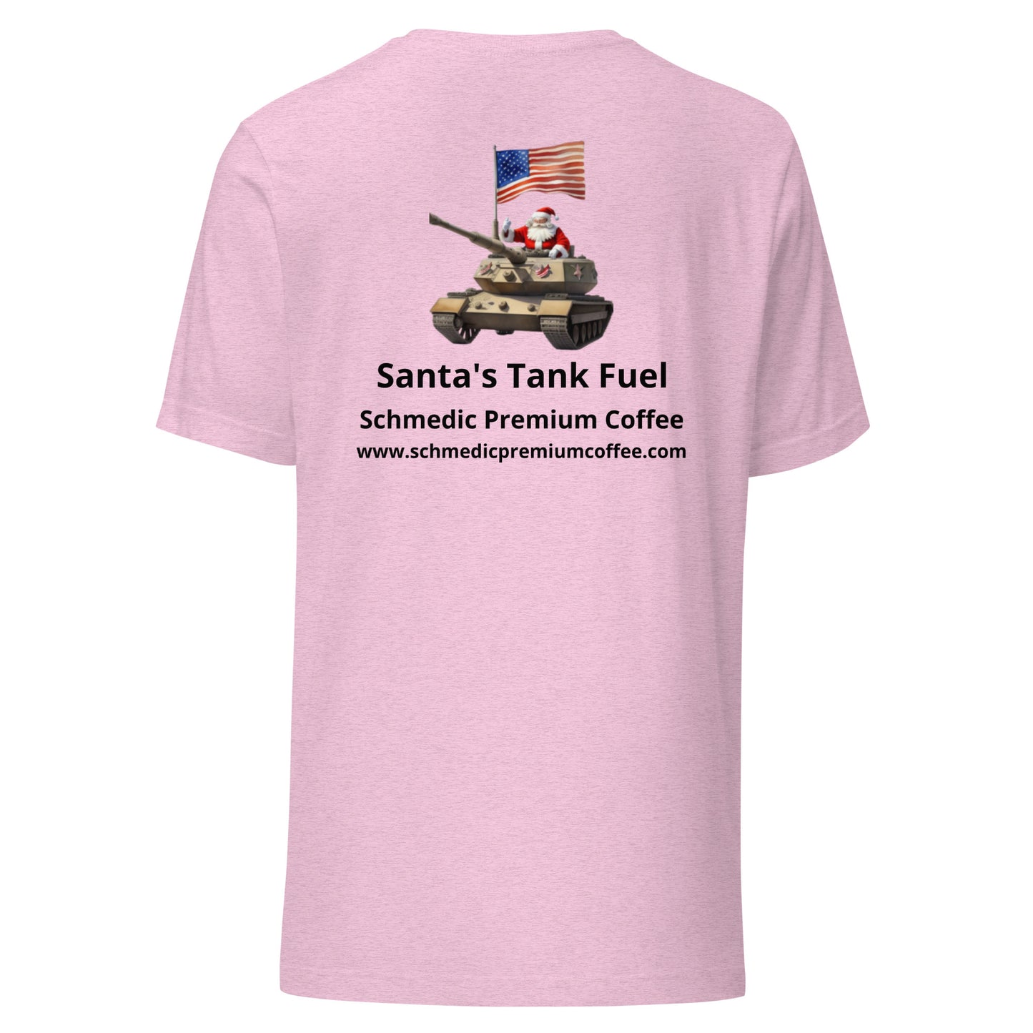 Santa's Tank Fuel (Black Lettering) Unisex t-shirt