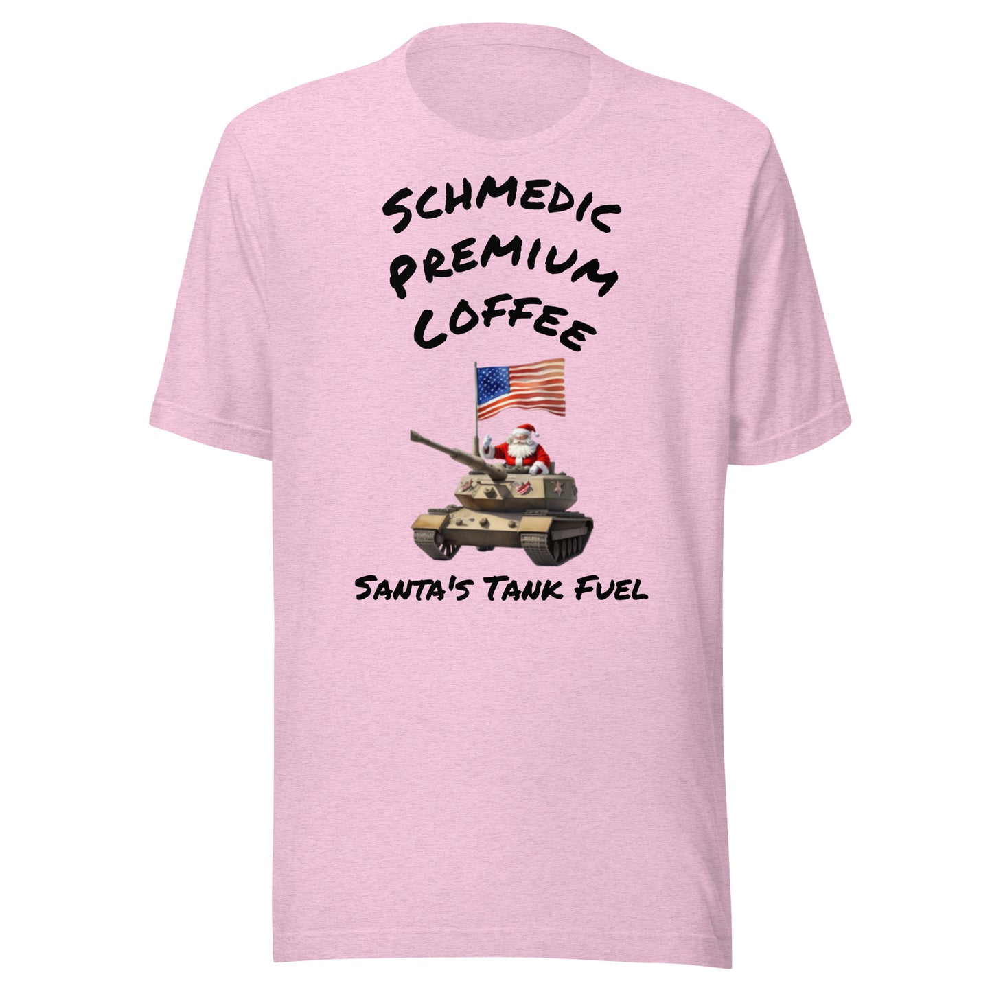 Santa's Tank Fuel (Black Lettering) Unisex t-shirt