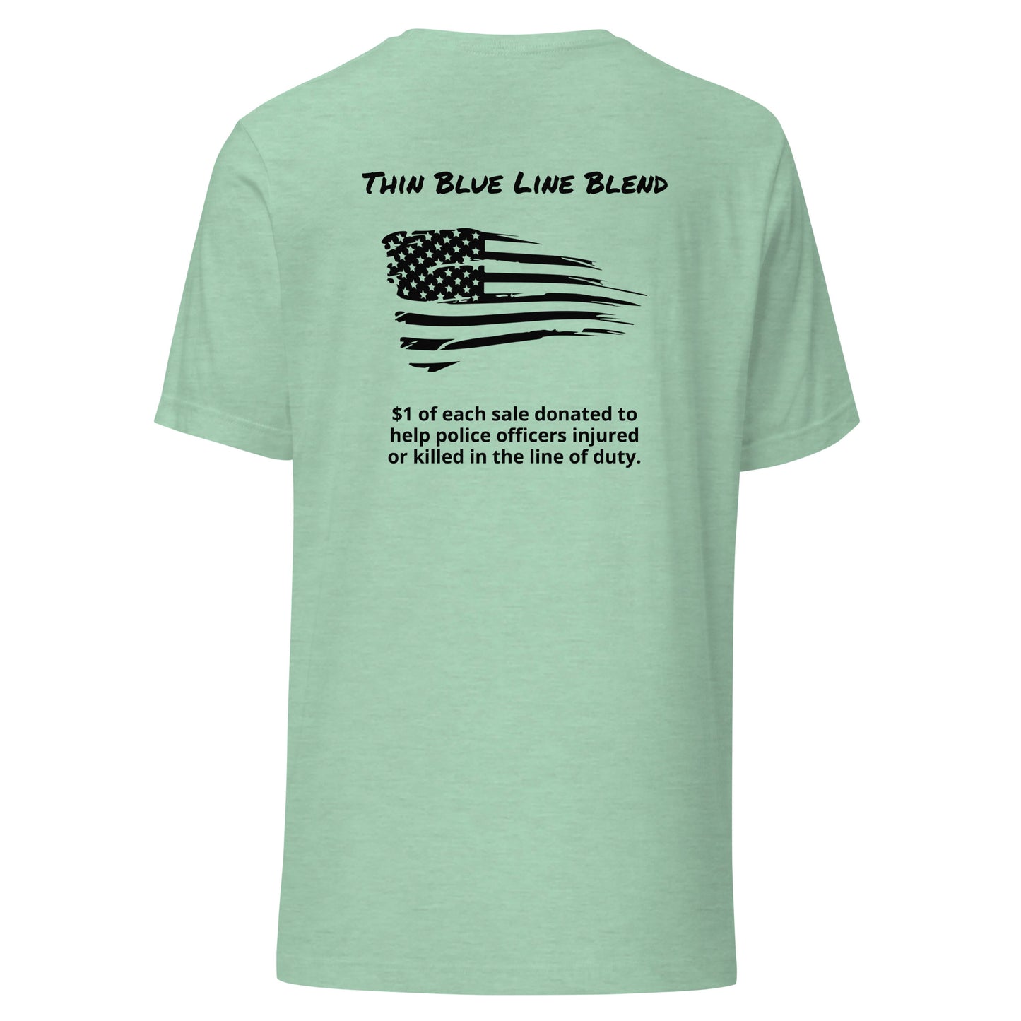 Thin Blue Line Blend (Black lettering) t-shirt