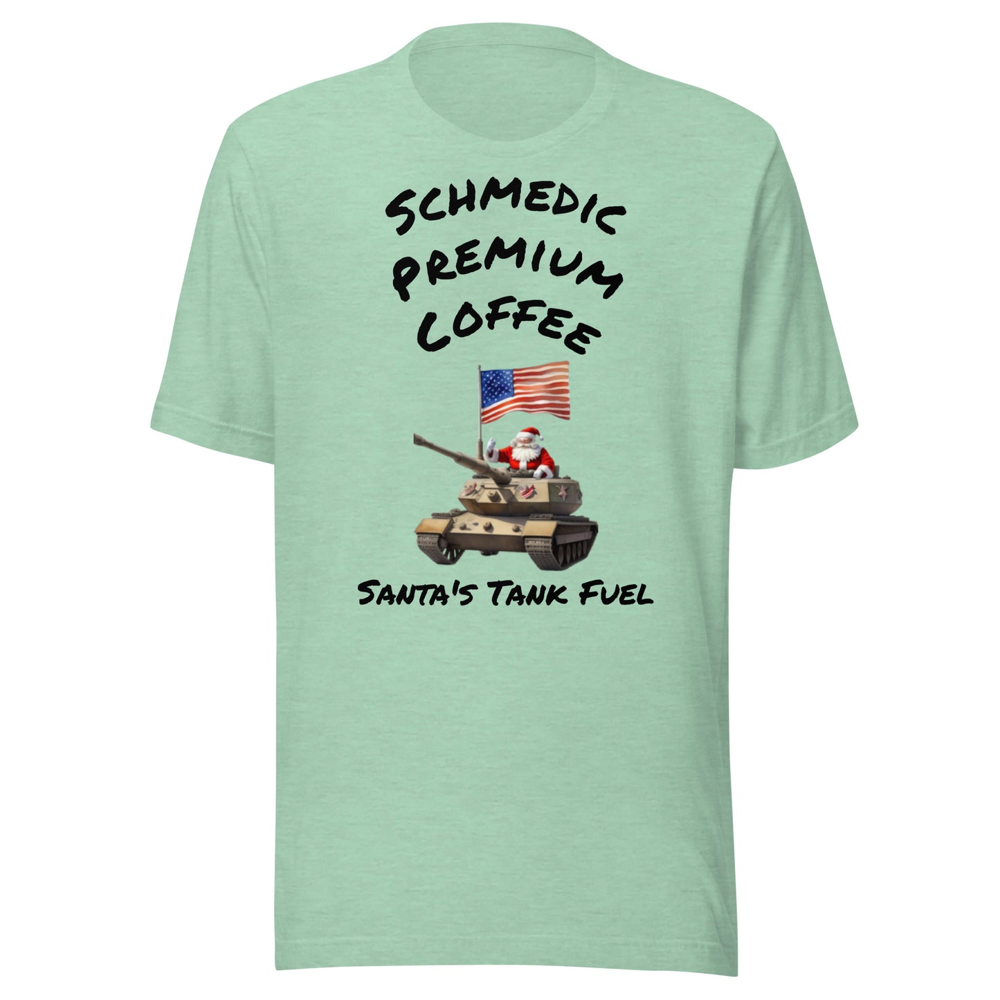 Santa's Tank Fuel (Black Lettering) Unisex t-shirt