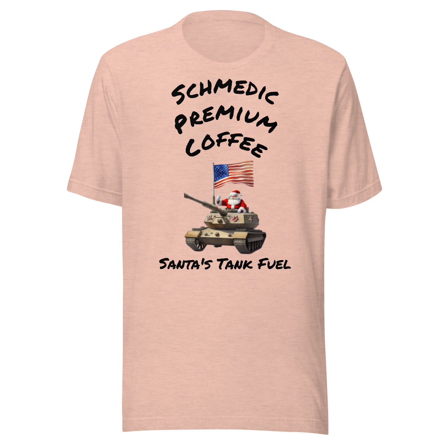Santa's Tank Fuel (Black Lettering) Unisex t-shirt