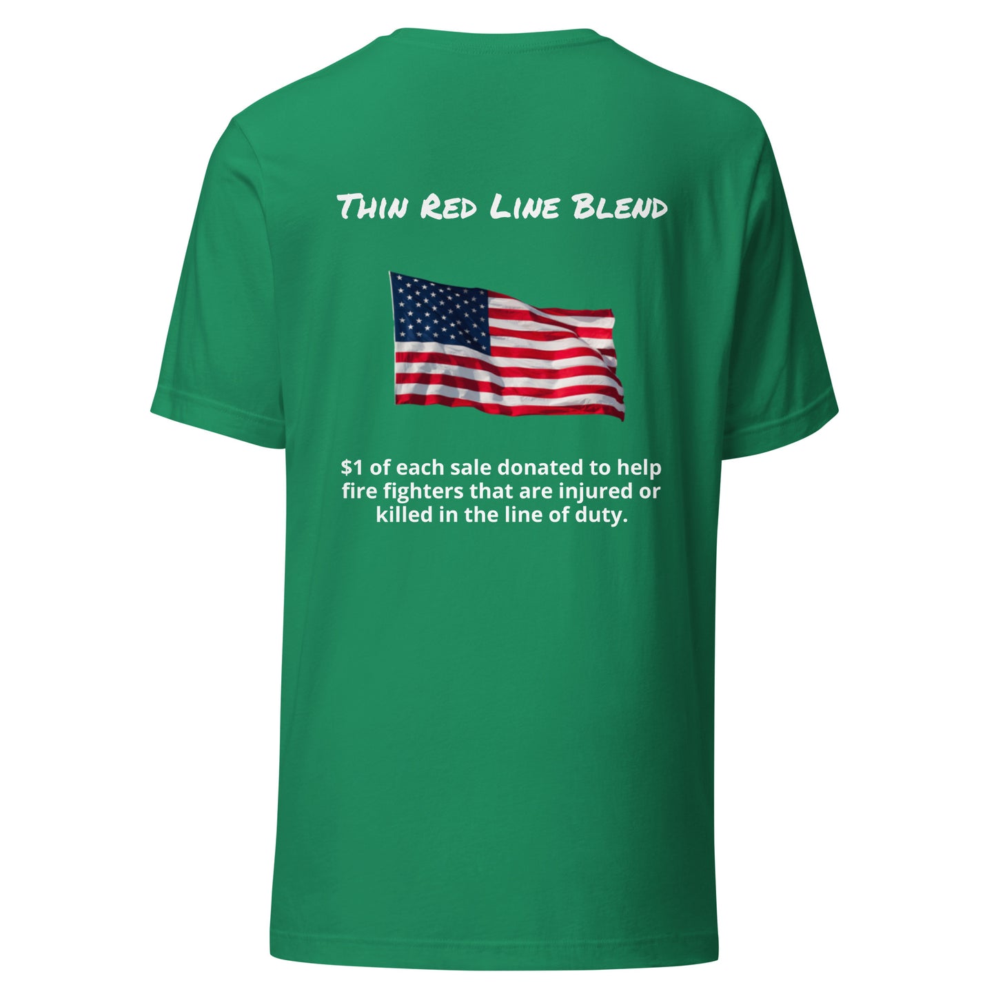 Thin Red Line Blend (White Lettering) t-shirt