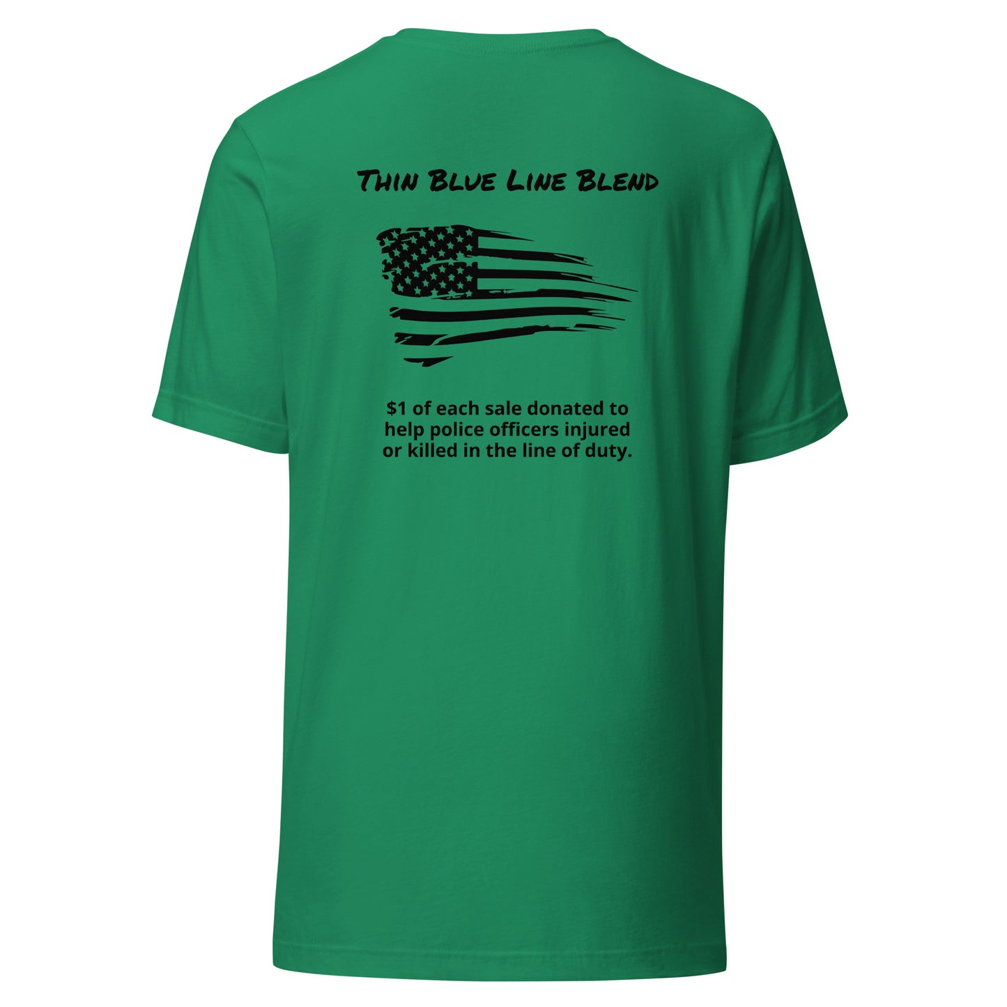 Thin Blue Line Blend (Black lettering) t-shirt