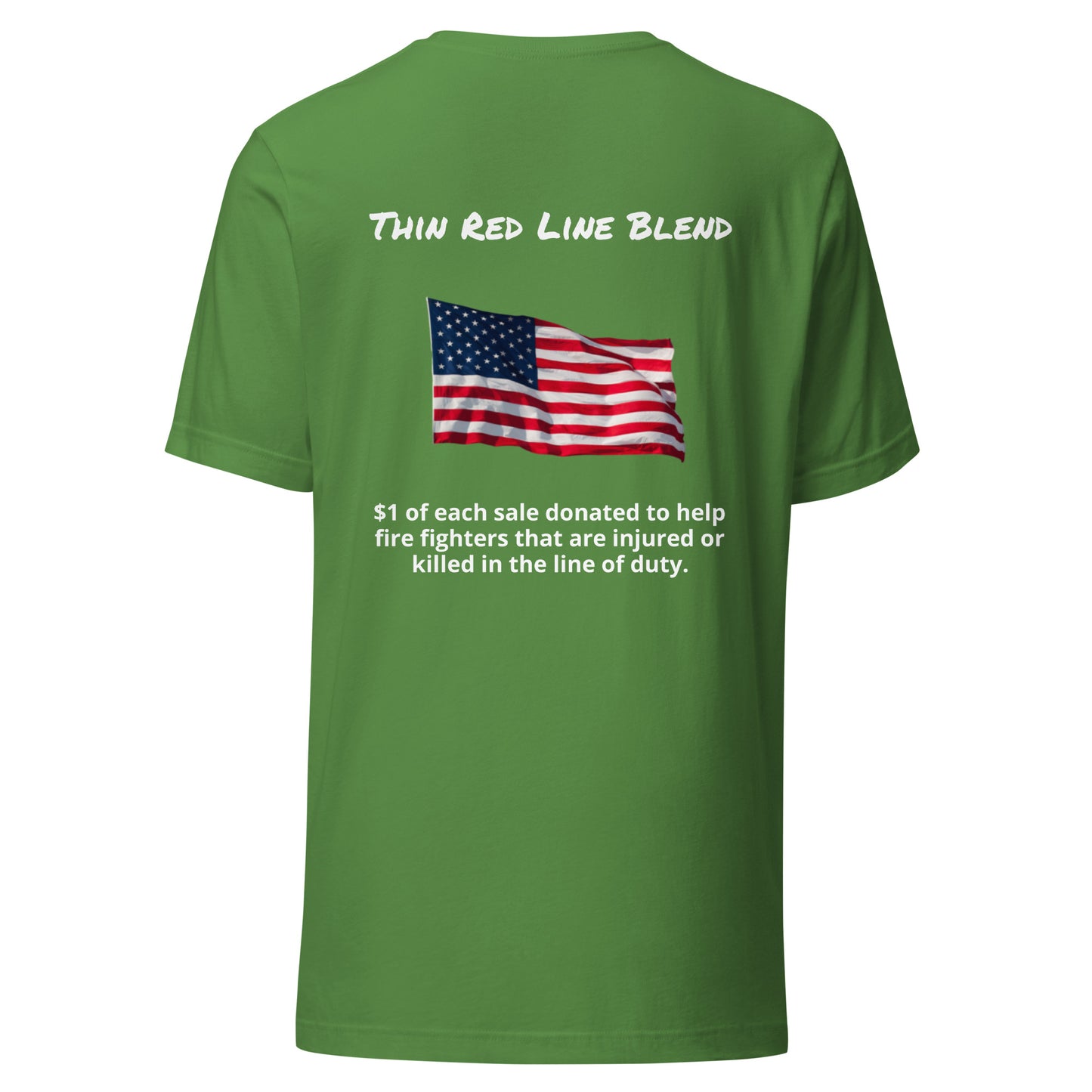 Thin Red Line Blend (White Lettering) t-shirt