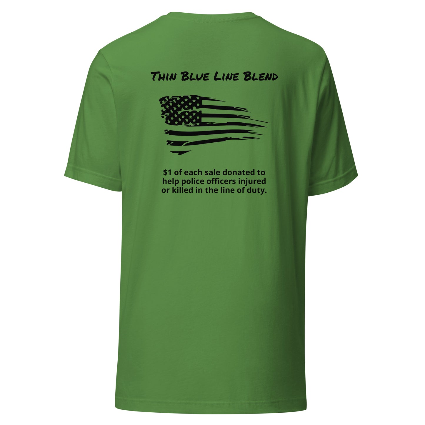 Thin Blue Line Blend (Black lettering) t-shirt