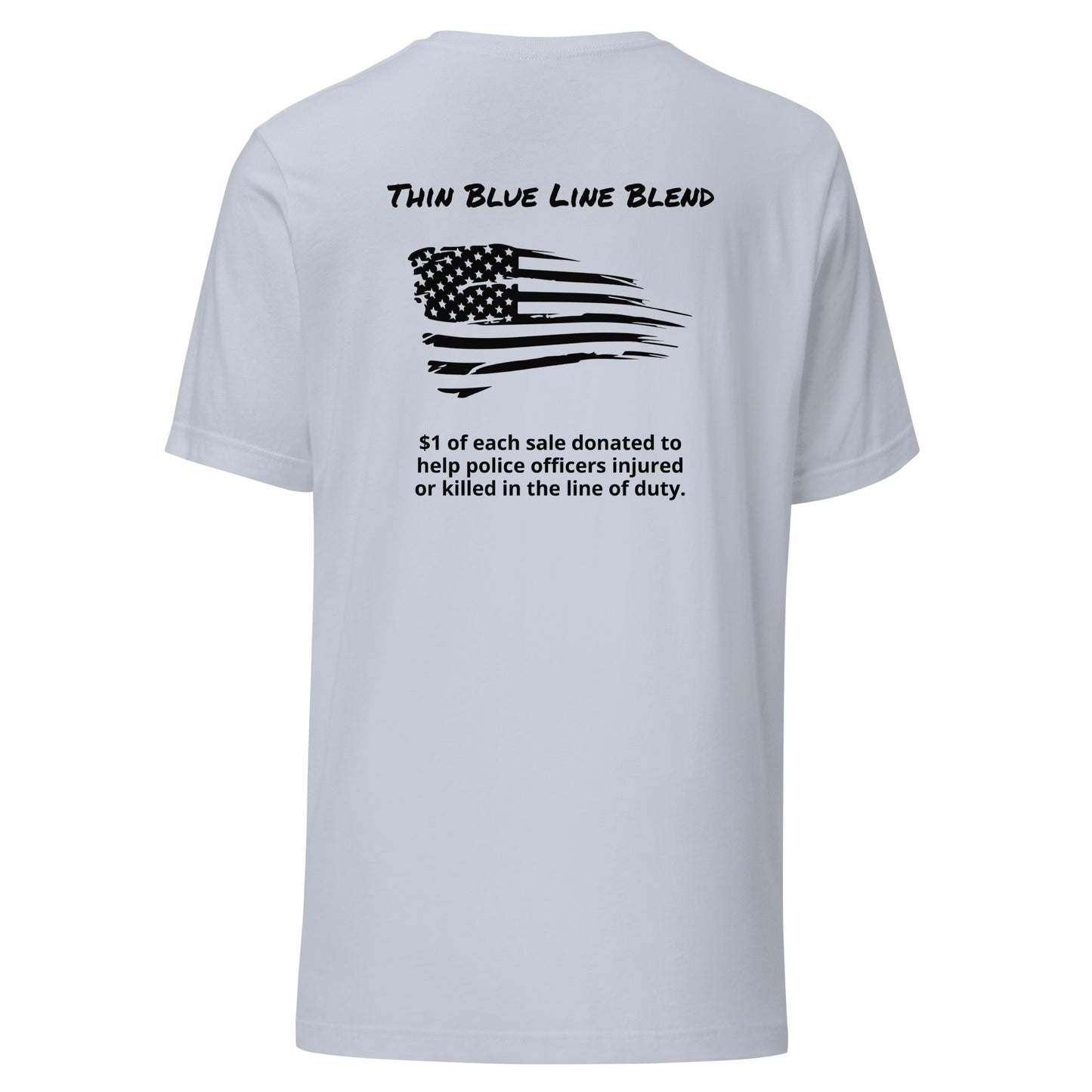 Thin Blue Line Blend (Black lettering) t-shirt