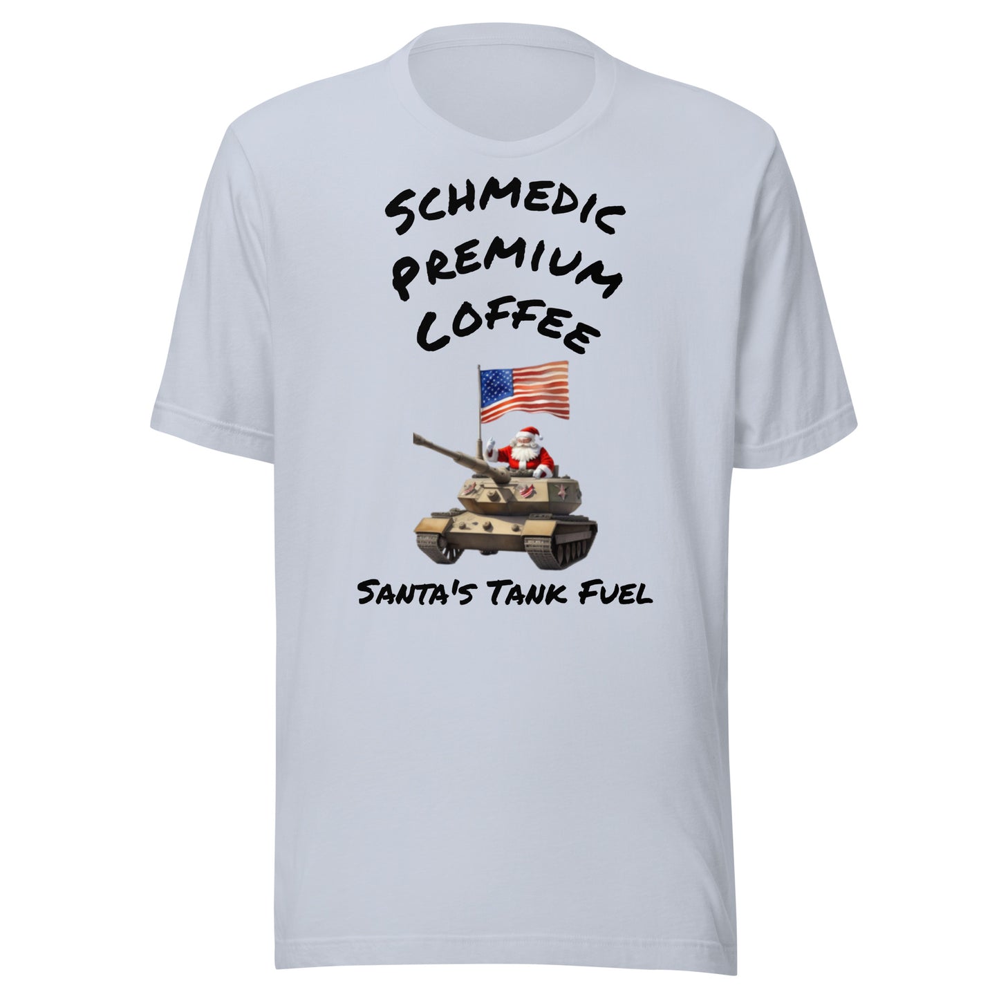 Santa's Tank Fuel (Black Lettering) Unisex t-shirt