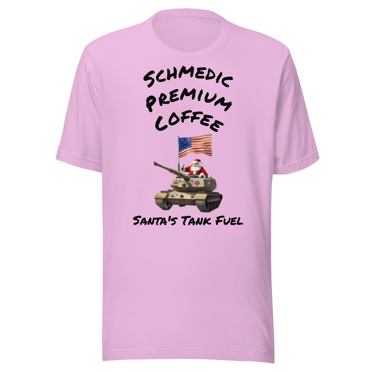 Santa's Tank Fuel (Black Lettering) Unisex t-shirt