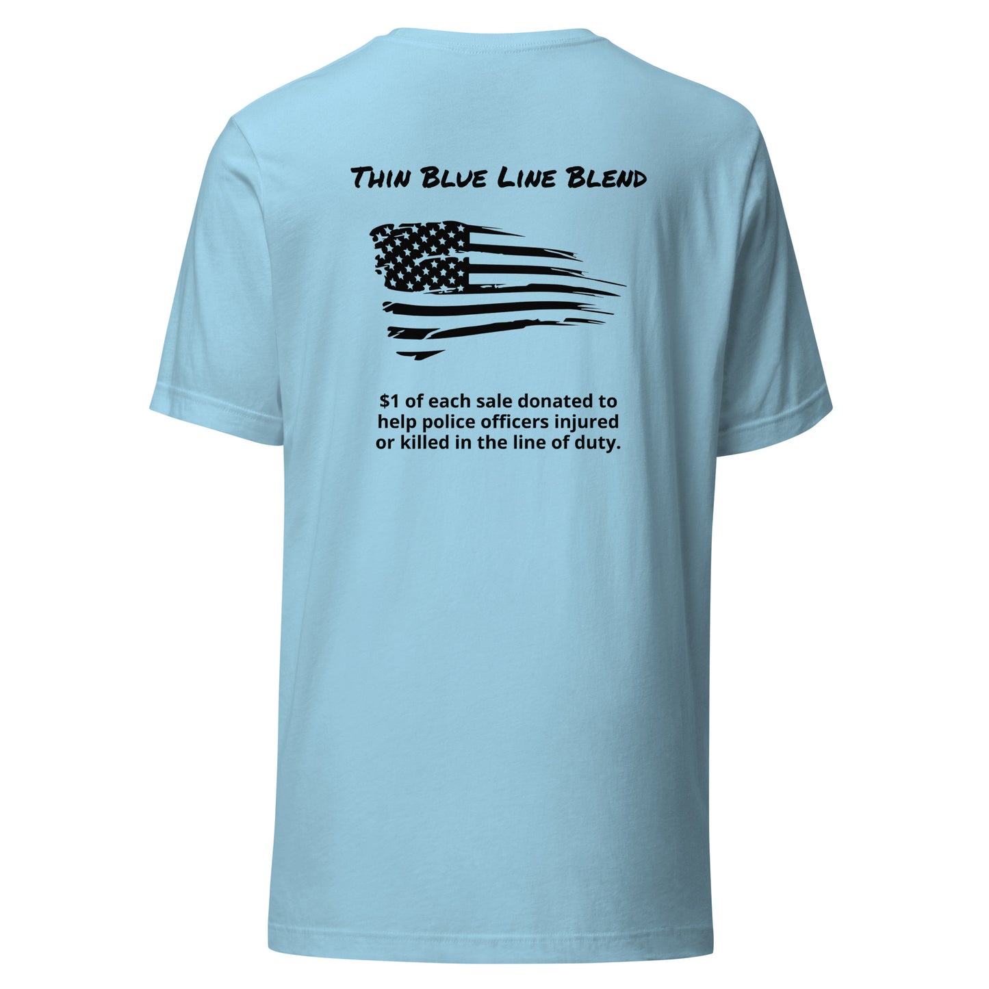 Thin Blue Line Blend (Black lettering) t-shirt