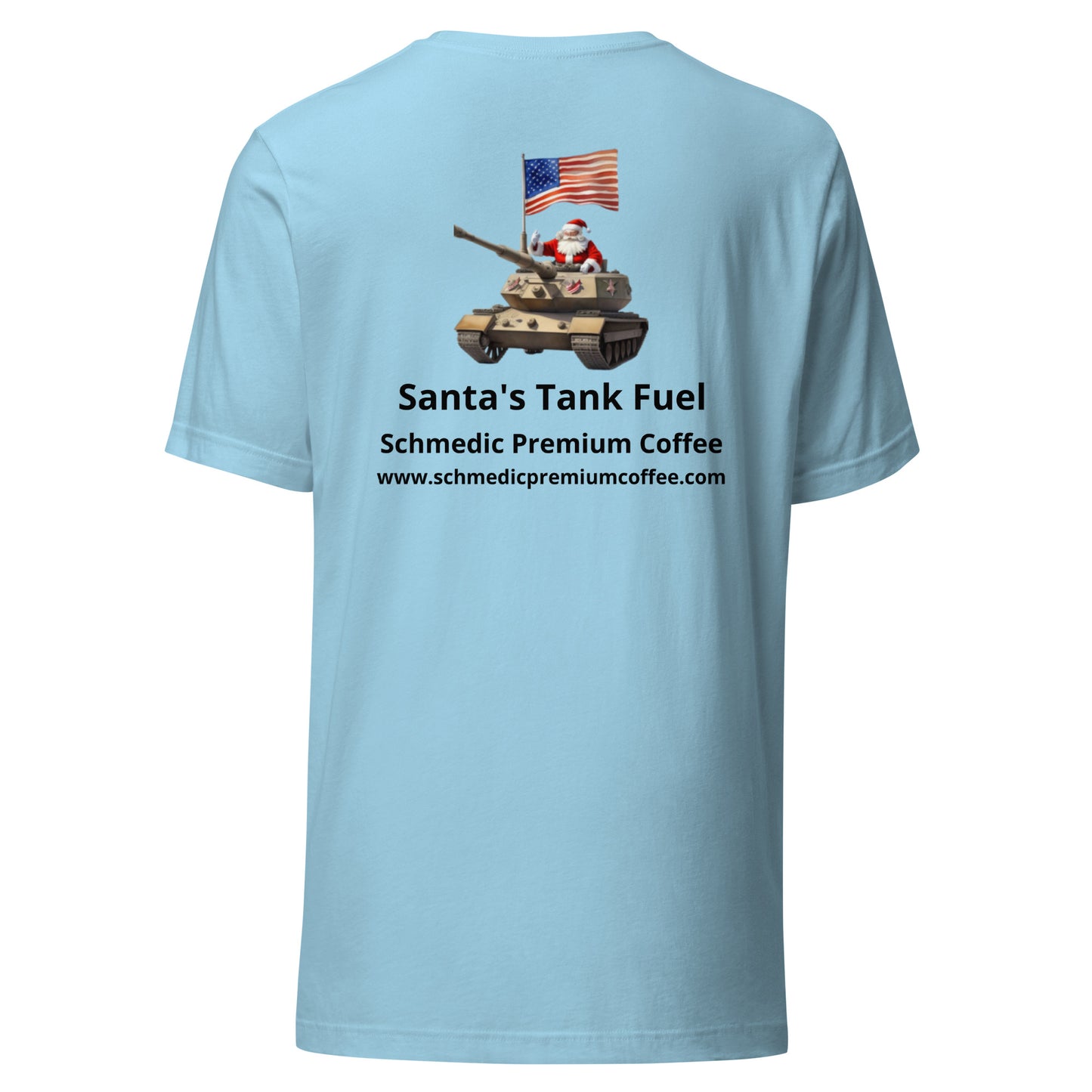 Santa's Tank Fuel (Black Lettering) Unisex t-shirt