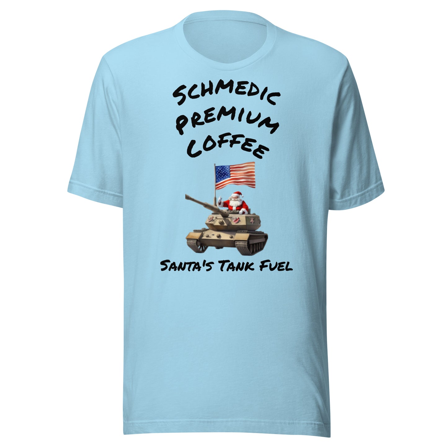 Santa's Tank Fuel (Black Lettering) Unisex t-shirt