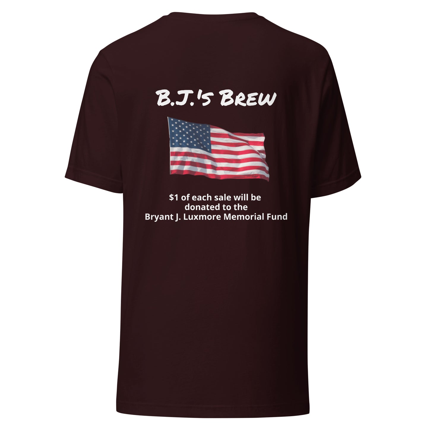 B.J.'s Brew (White Lettering) unisex t-shirt