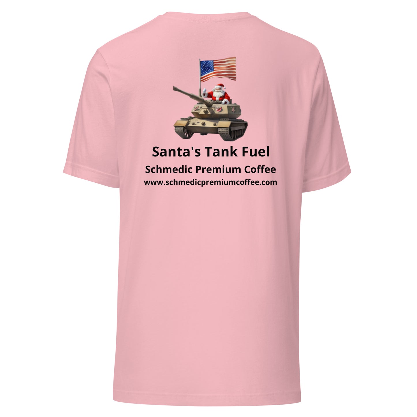 Santa's Tank Fuel (Black Lettering) Unisex t-shirt