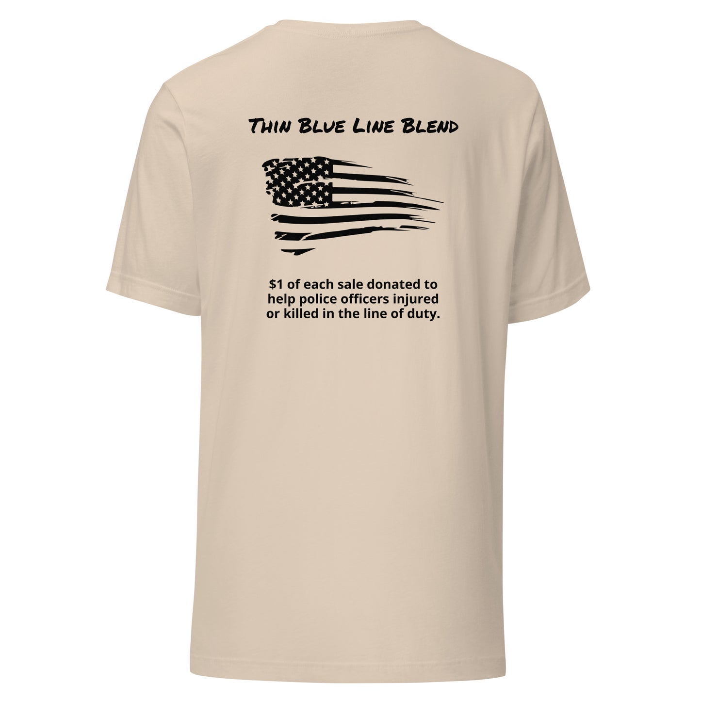 Thin Blue Line Blend (Black lettering) t-shirt