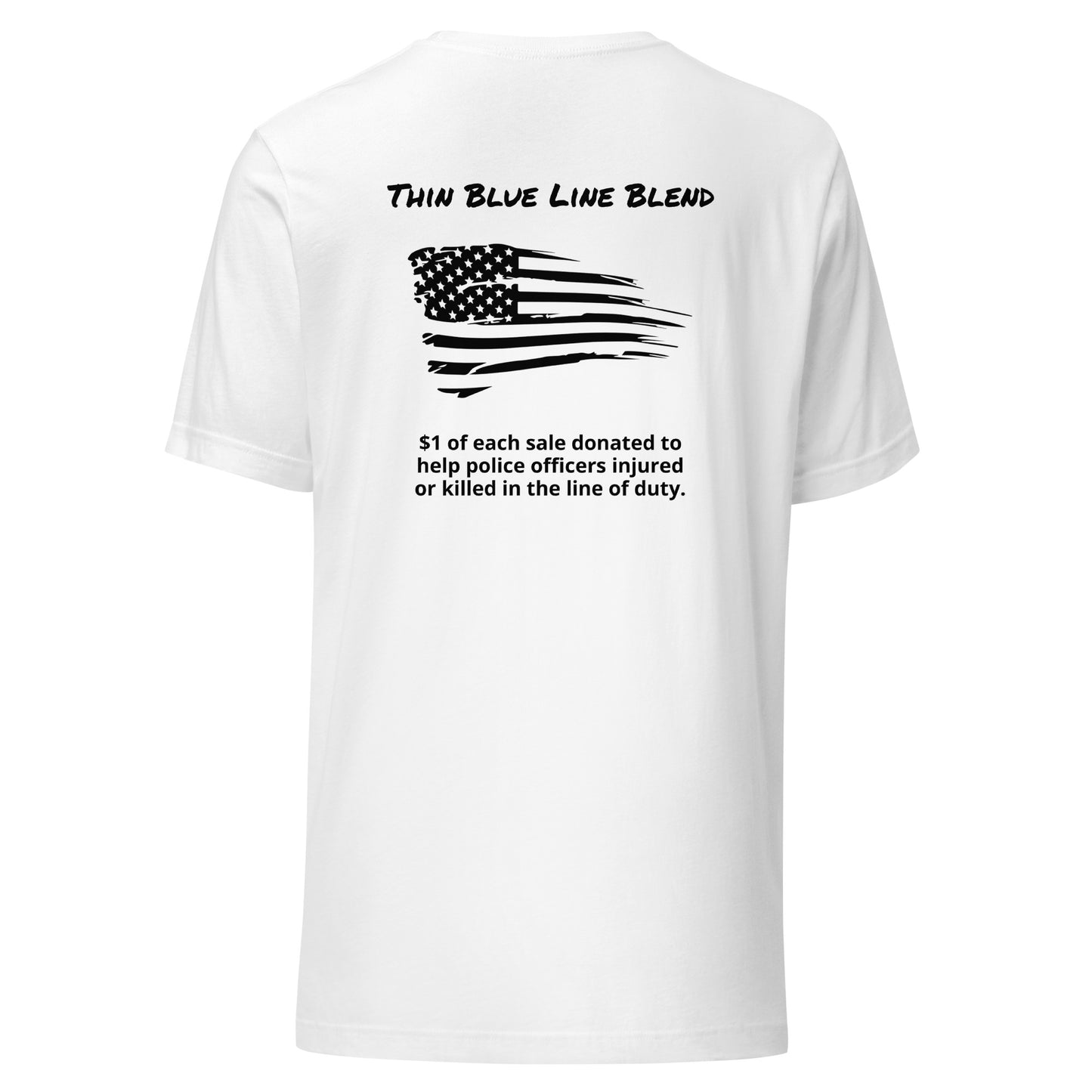 Thin Blue Line Blend (Black lettering) t-shirt
