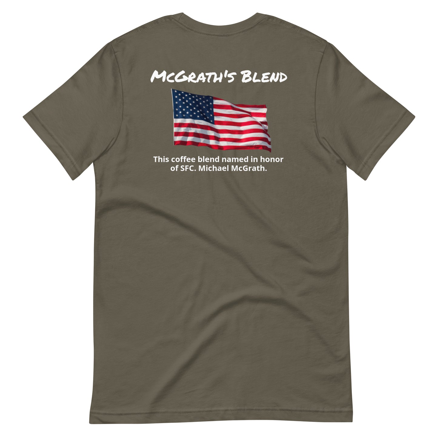 McGrath's Blend (white lettering) Unisex t-shirt