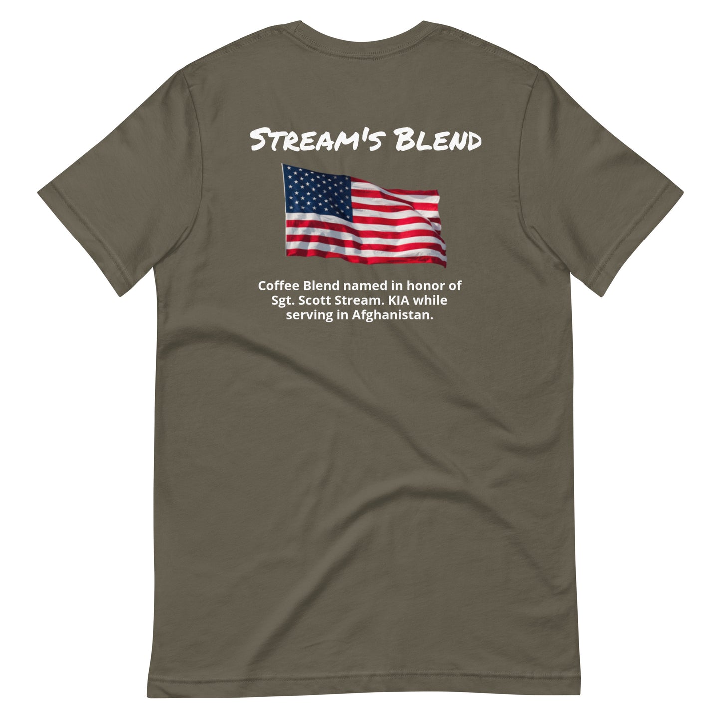 Stream's Blend (white lettering) Unisex t-shirt