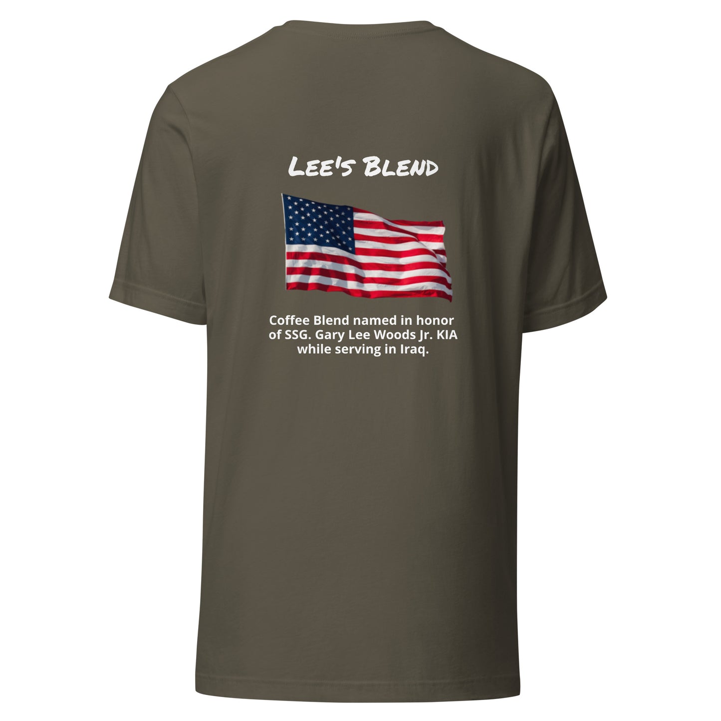 Lee's Blend (White Lettering) Unisex t-shirt