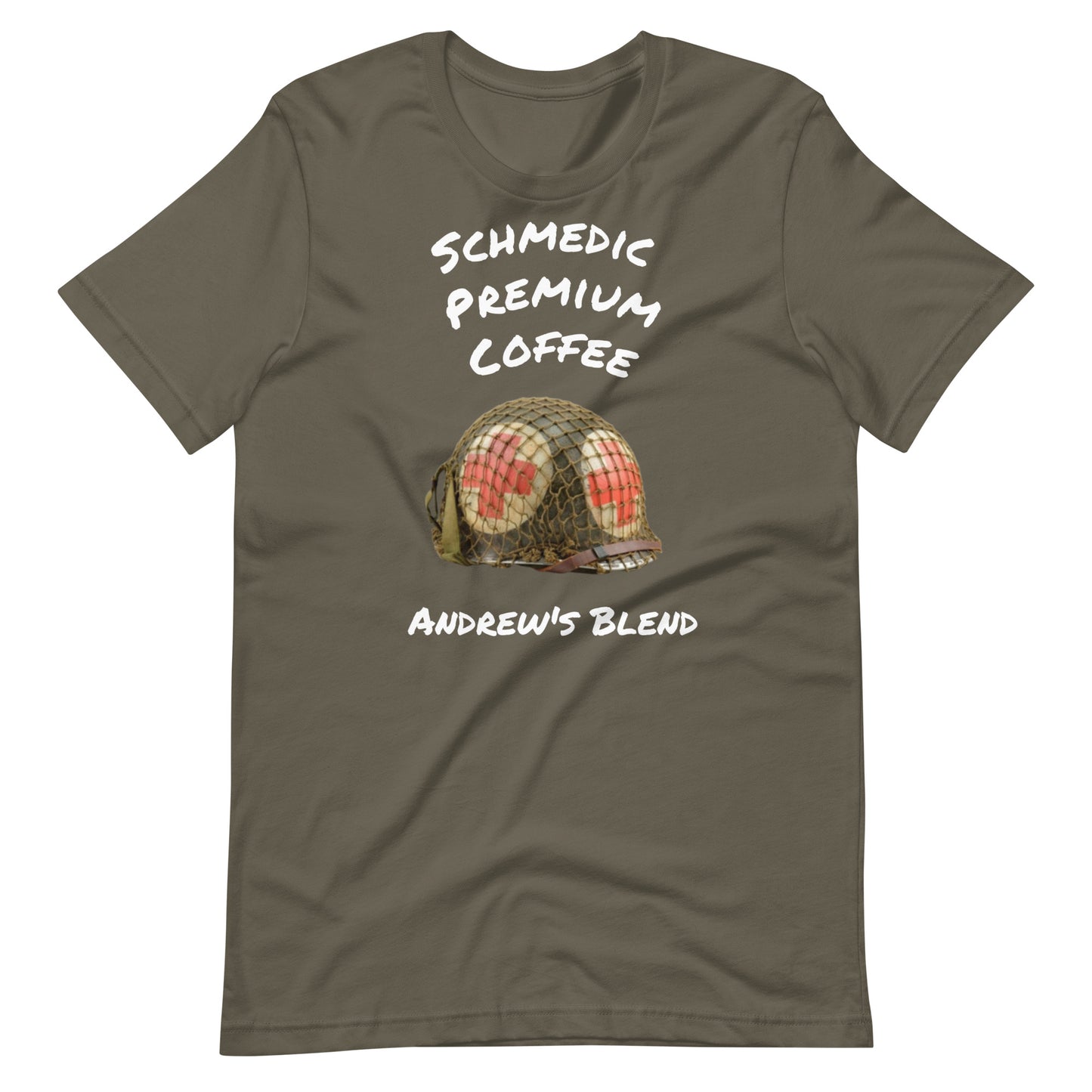 Andrew's Blend (white lettering) Unisex t-shirt