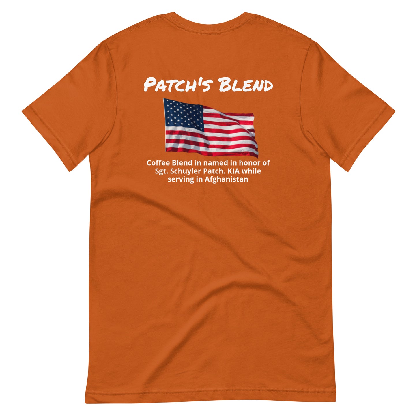 Patch's Blend (white lettering) Unisex t-shirt