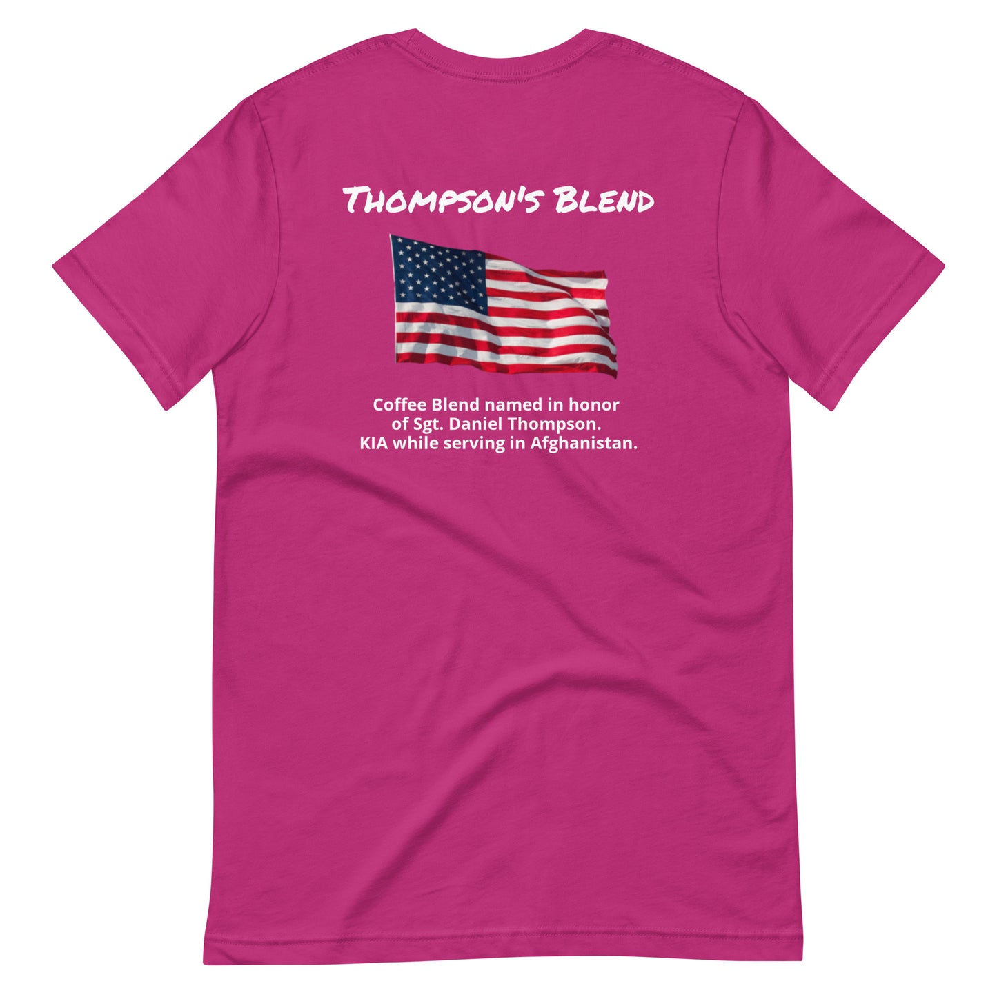 Thompson's Blend (white lettering) Unisex t-shirt