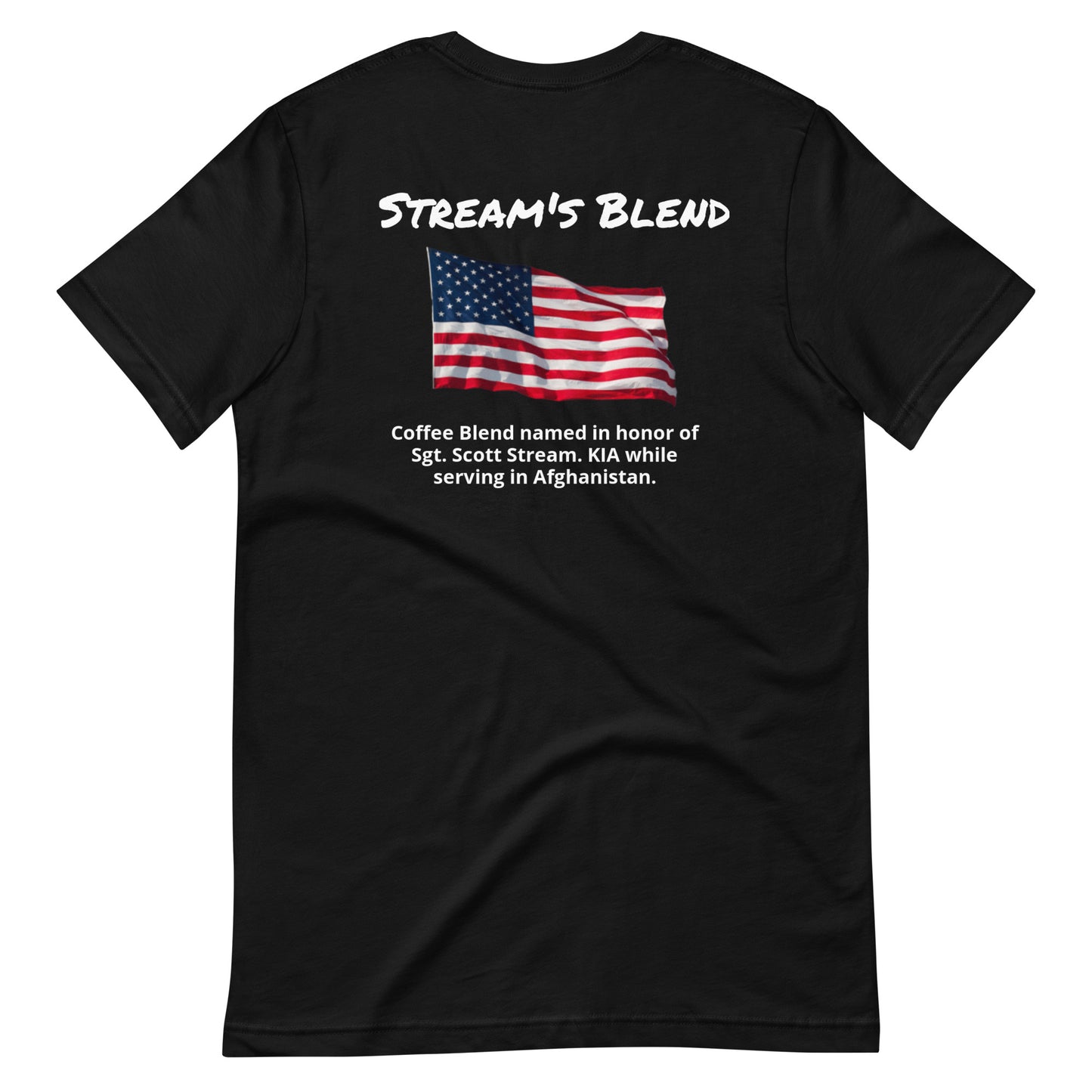 Stream's Blend (white lettering) Unisex t-shirt