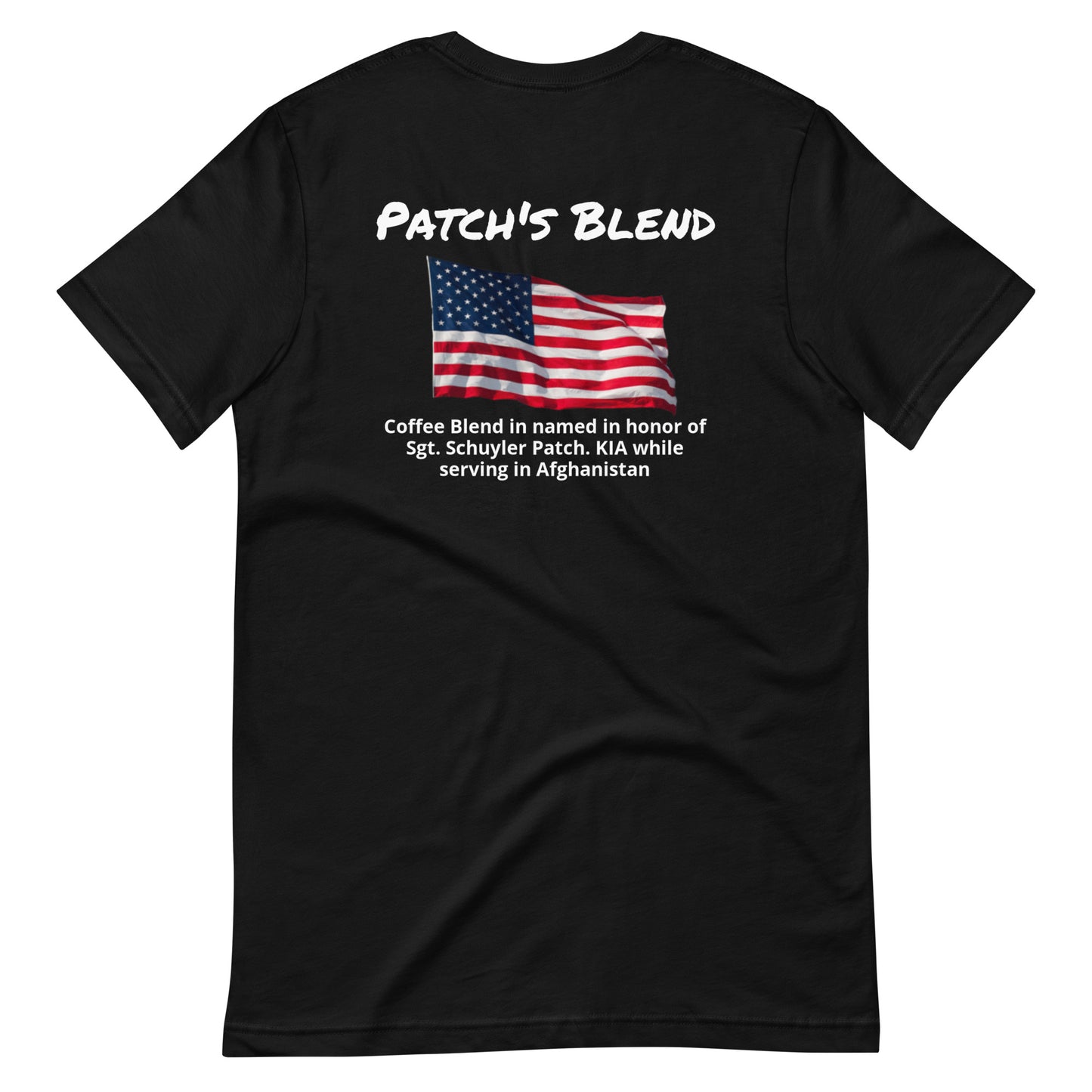 Patch's Blend (white lettering) Unisex t-shirt
