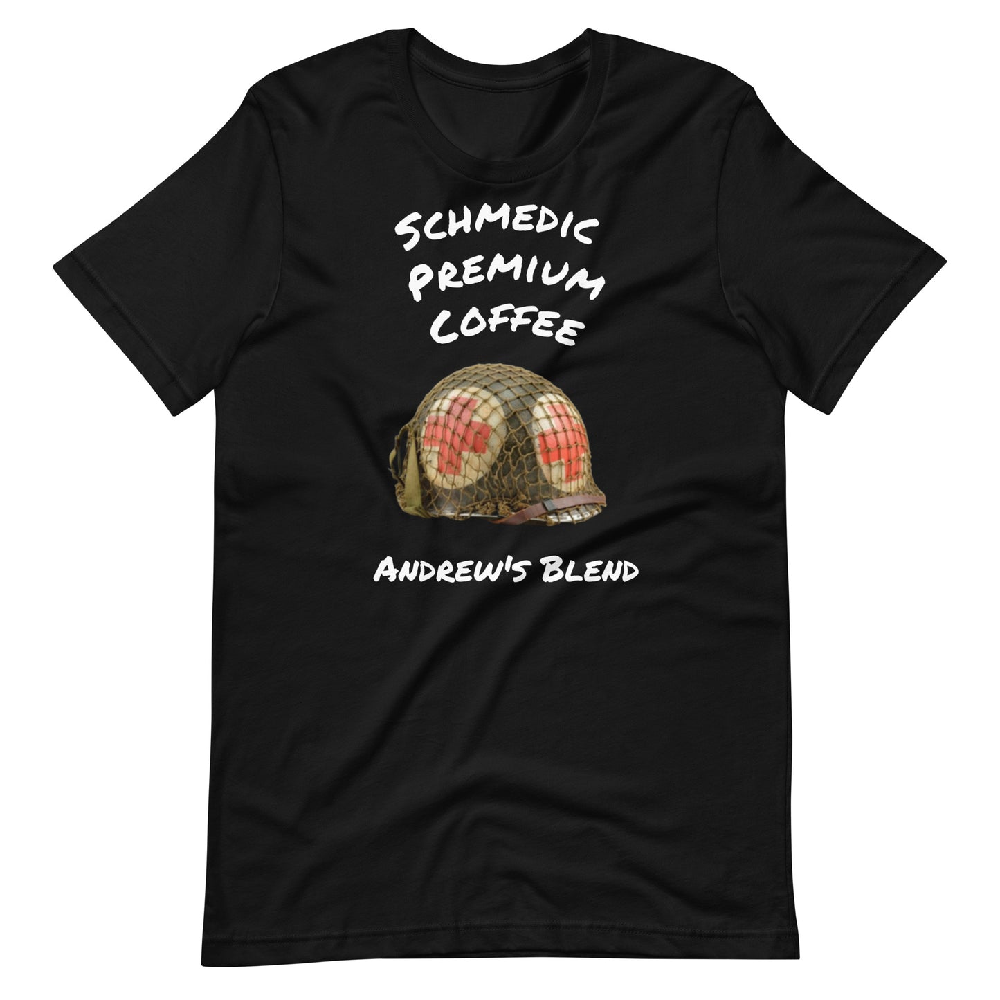 Andrew's Blend (white lettering) Unisex t-shirt