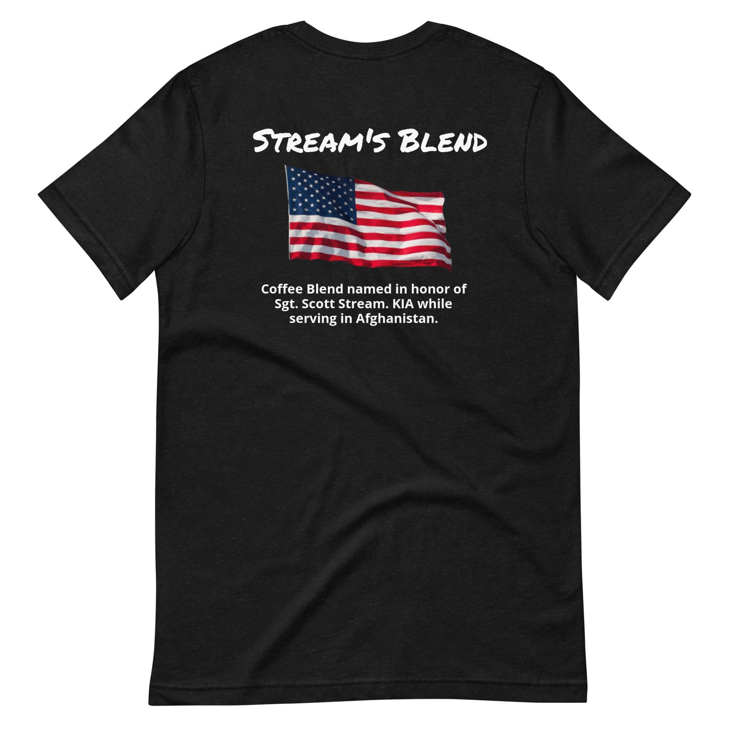 Stream's Blend (white lettering) Unisex t-shirt