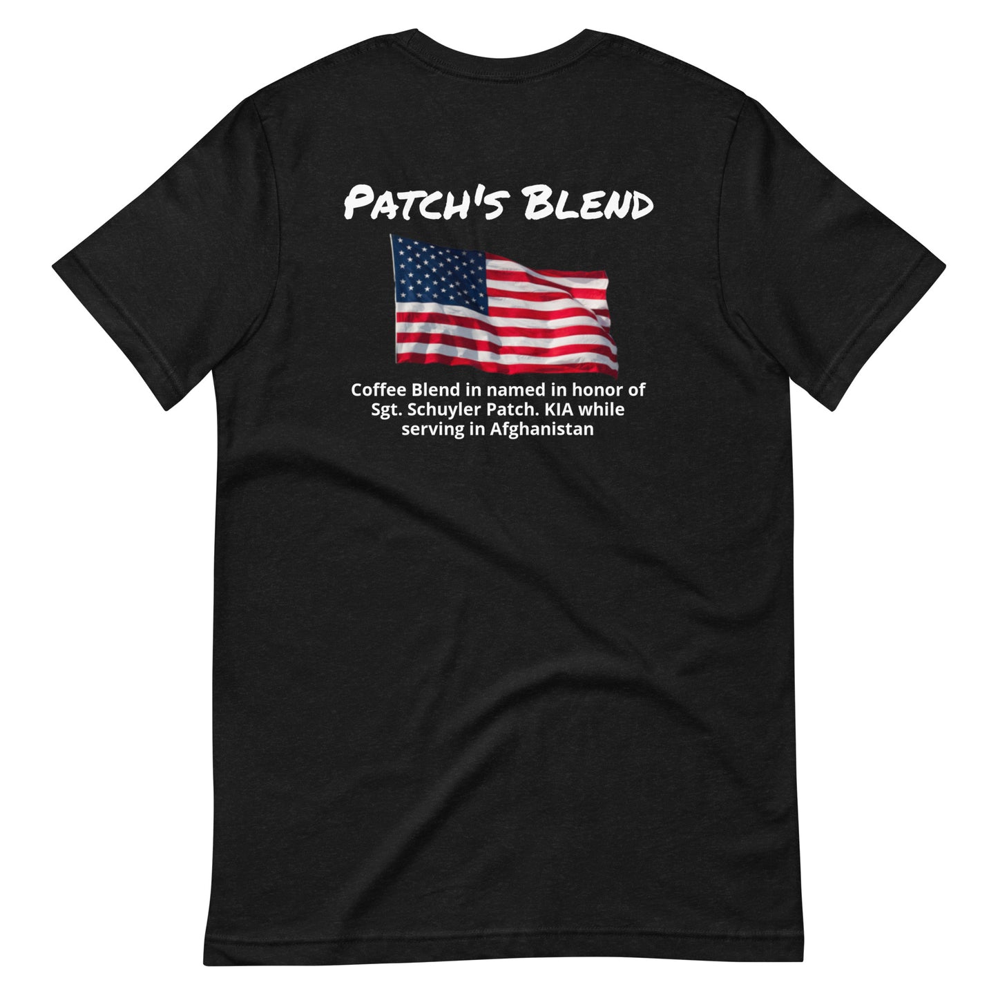 Patch's Blend (white lettering) Unisex t-shirt