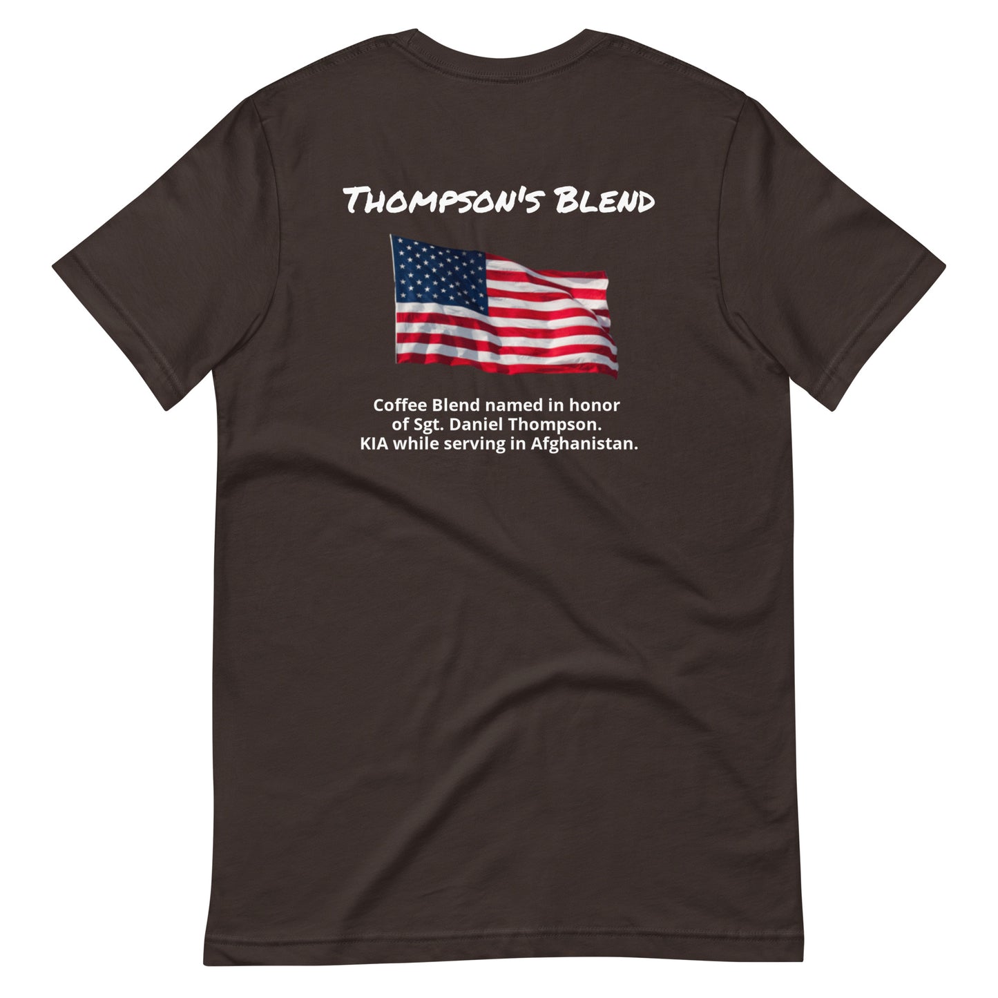 Thompson's Blend (white lettering) Unisex t-shirt