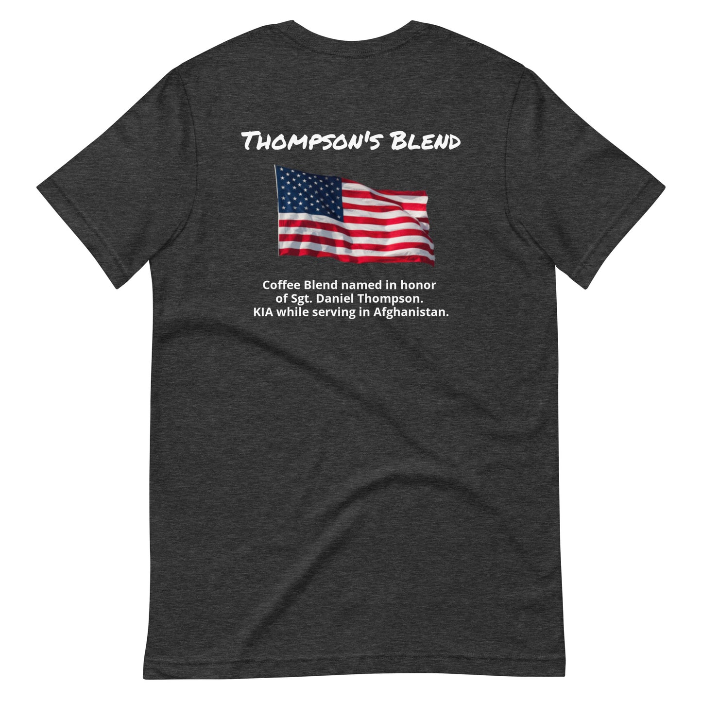 Thompson's Blend (white lettering) Unisex t-shirt