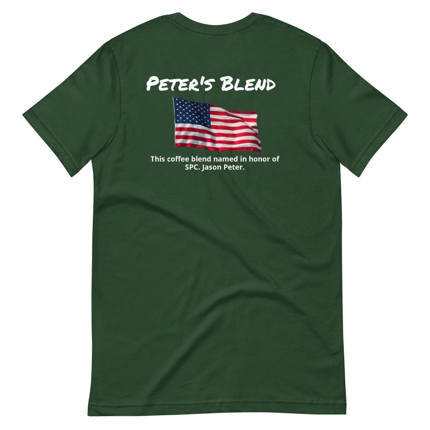 Peter's Blend (white lettering) Unisex t-shirt