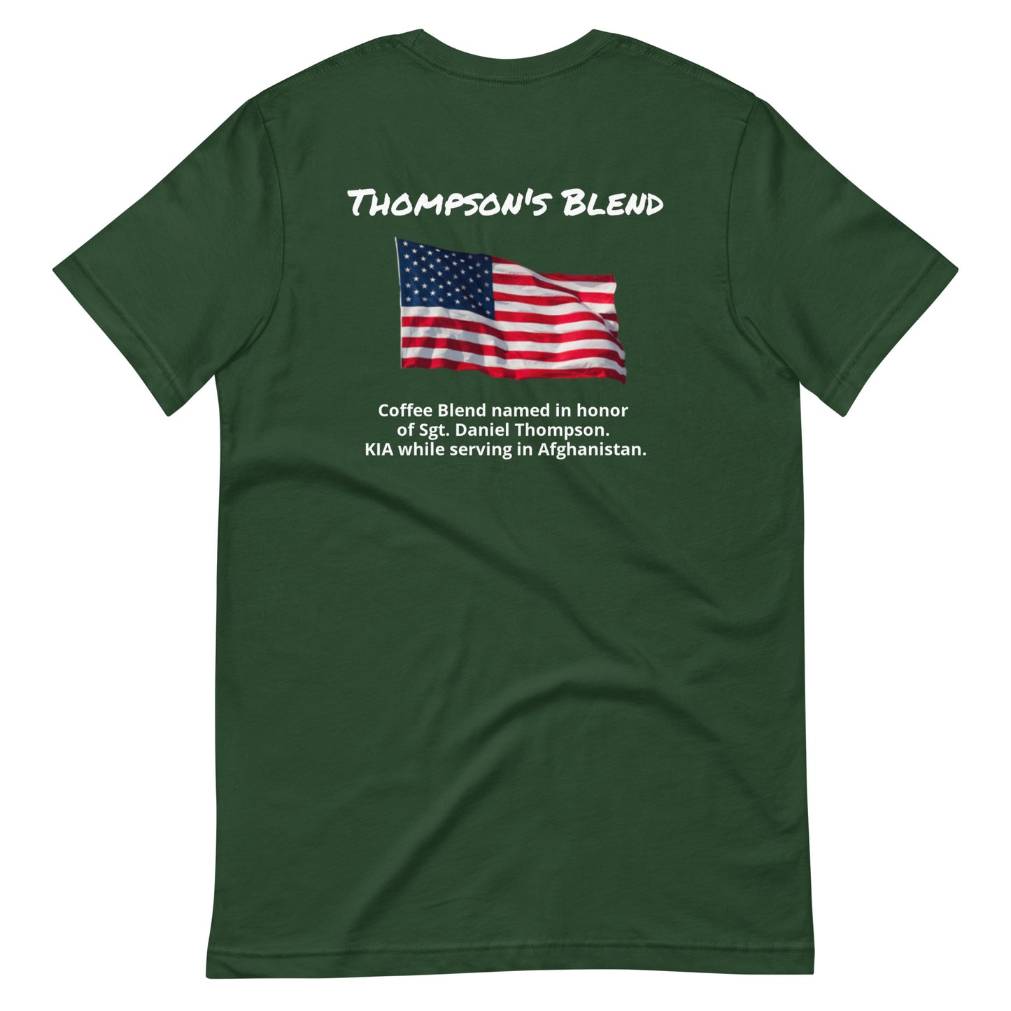 Thompson's Blend (white lettering) Unisex t-shirt