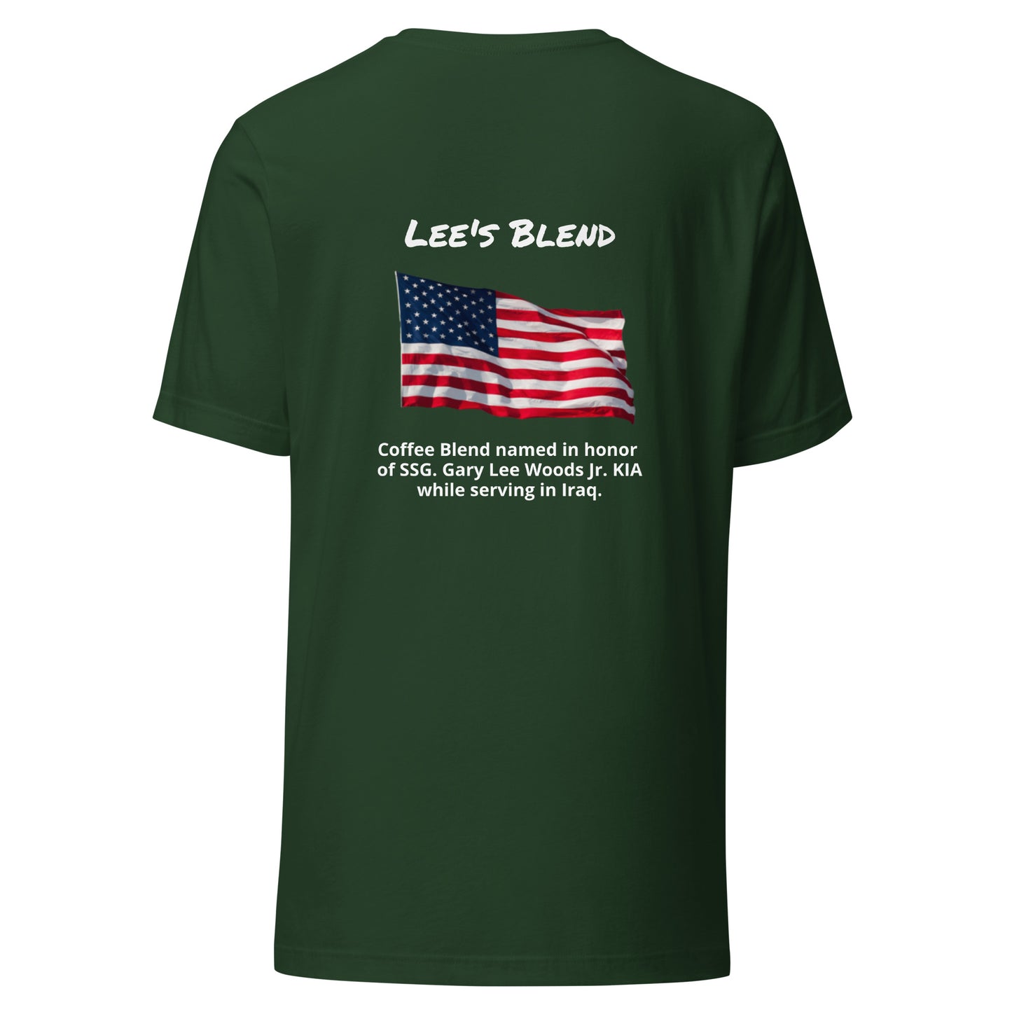 Lee's Blend (White Lettering) Unisex t-shirt